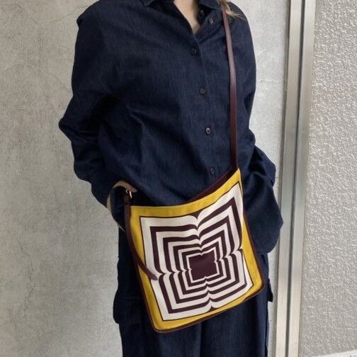 Dries Van Noten Dries Van Noten Dries Van Noten BW241-SCARF218-736 Cupro Leather Shoulder Bag Textile Shoulder Bag BW241-SCARF218-736 DUTY FREE for USA Size ONE SIZE - 4 Thumbnail
