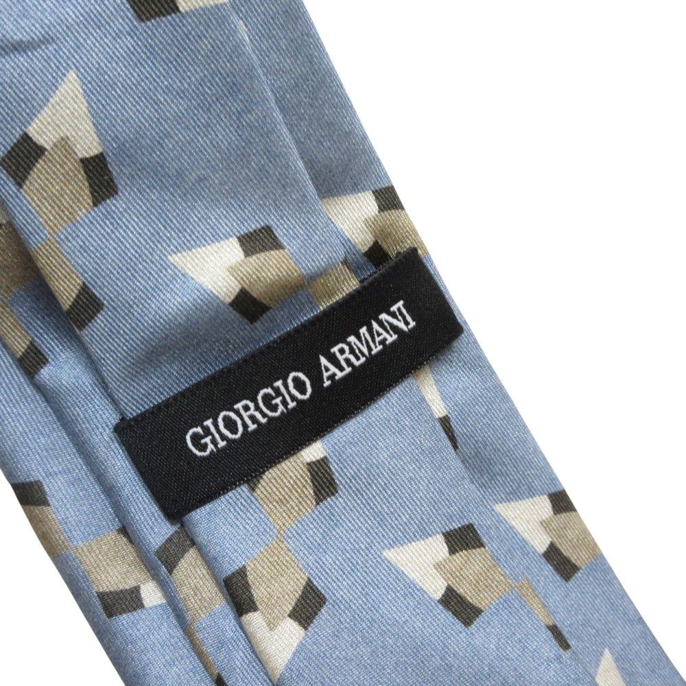 Giorgio Armani Giorgio Armani Giorgio Armani Silk Tie Textile Necktie DUTY FREE for USA Size ONE SIZE - 4 Thumbnail