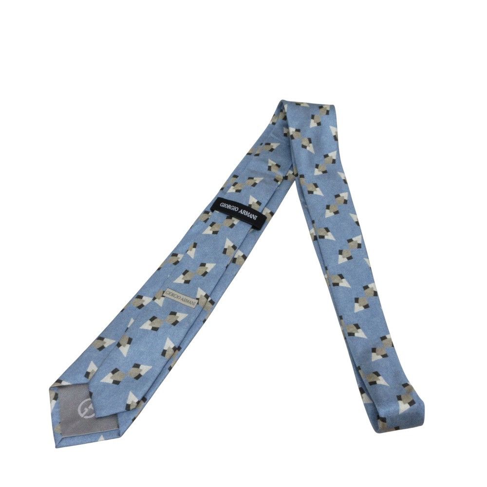 Giorgio Armani Giorgio Armani Giorgio Armani Silk Tie Textile Necktie DUTY FREE for USA Size ONE SIZE - 3 Thumbnail