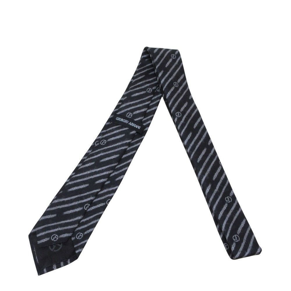 Giorgio Armani Giorgio Armani Giorgio Armani Silk Tie Textile Necktie DUTY FREE for USA Size ONE SIZE - 3 Thumbnail