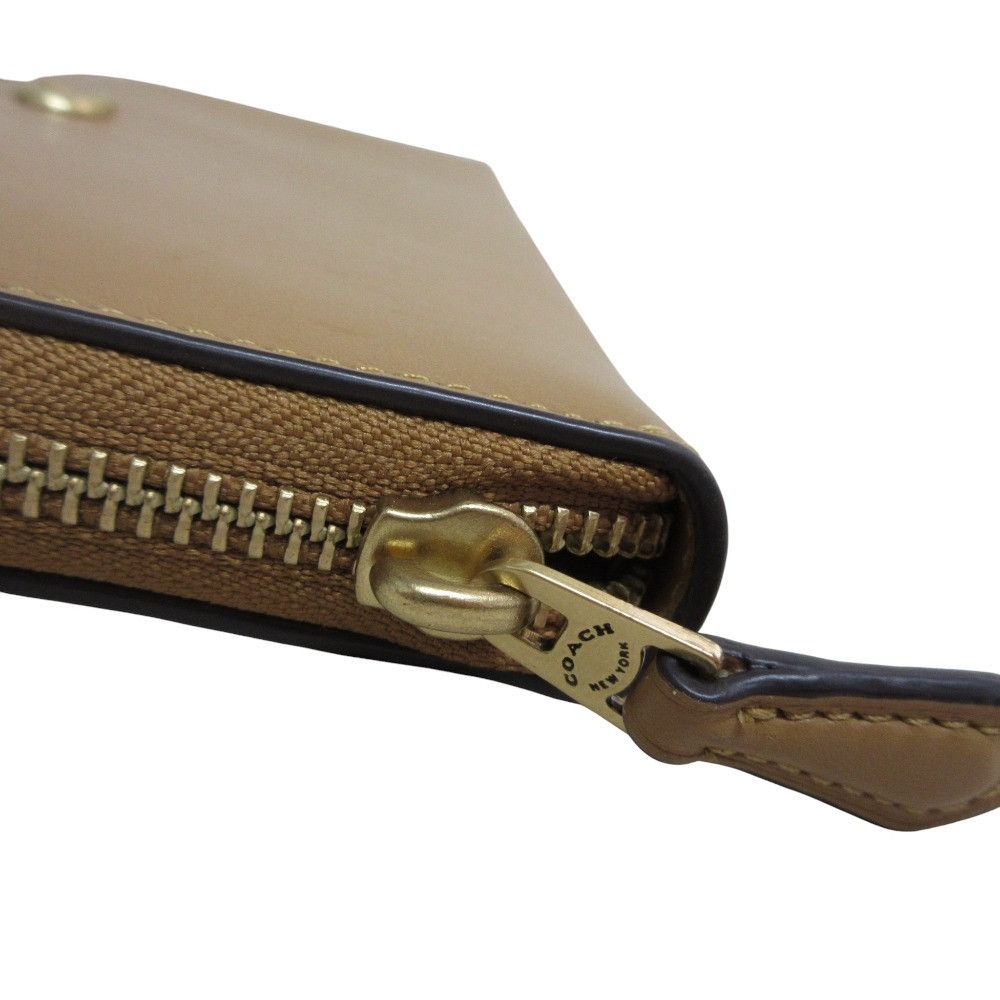 Coach Coach COACH Accordion Zip Wallet Leather Long Wallet Leather Long Wallet C5032 DUTY FREE for USA Size ONE SIZE - 7 Thumbnail