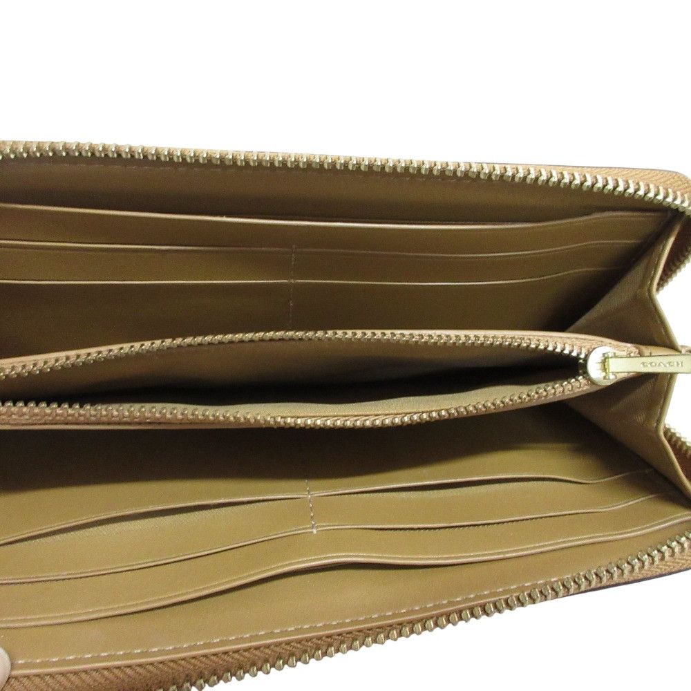 Coach Coach COACH Accordion Zip Wallet Leather Long Wallet Leather Long Wallet C5032 DUTY FREE for USA Size ONE SIZE - 9 Thumbnail