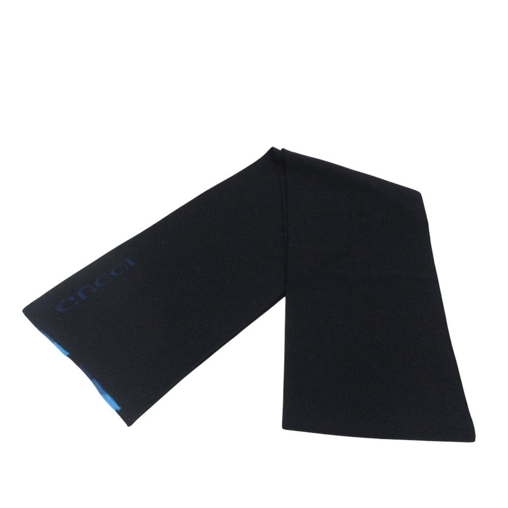 Gucci Gucci Gucci Wool Scarf Textile Scarf DUTY FREE for USA Size ONE SIZE - 4 Thumbnail