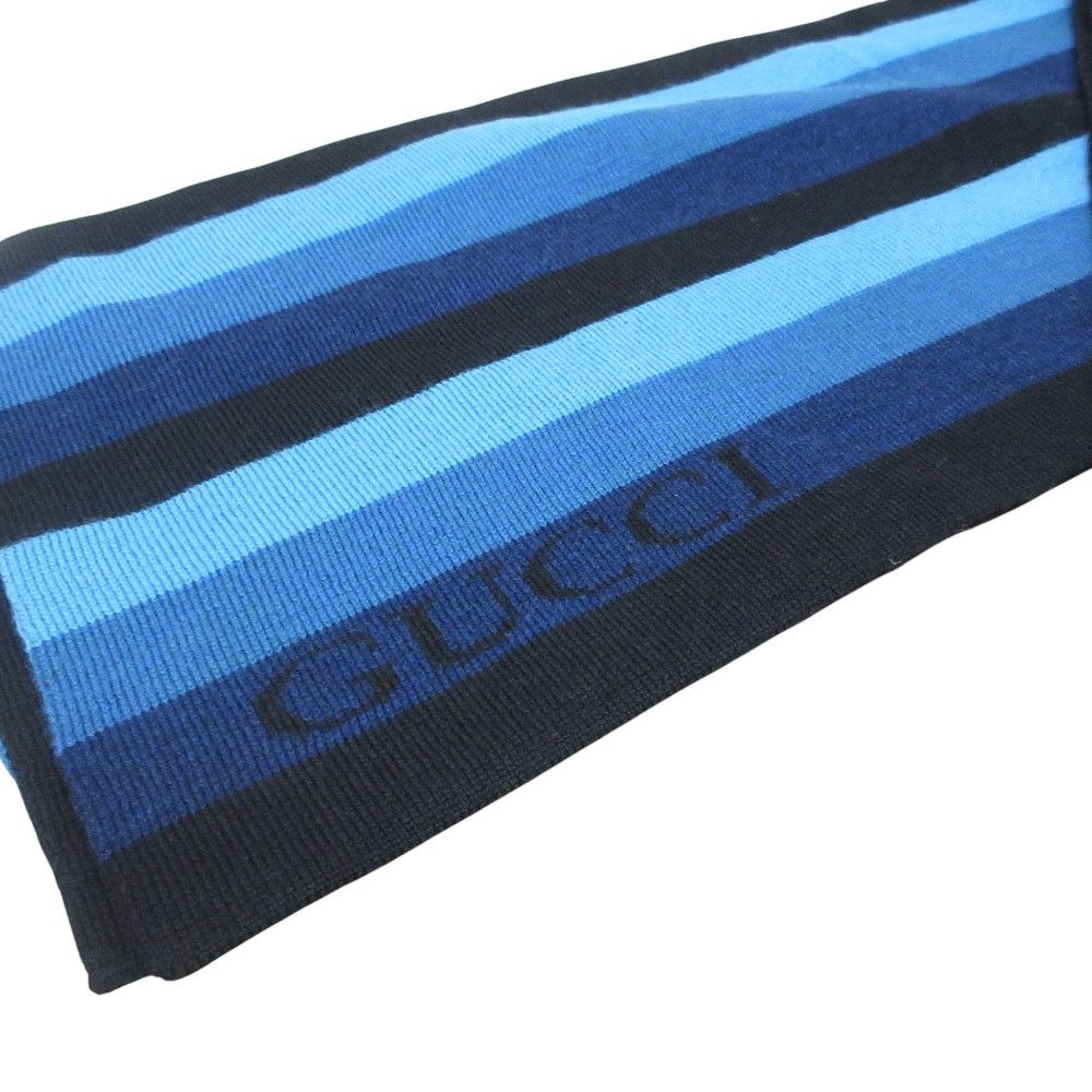 Gucci Gucci Gucci Wool Scarf Textile Scarf DUTY FREE for USA Size ONE SIZE - 3 Thumbnail