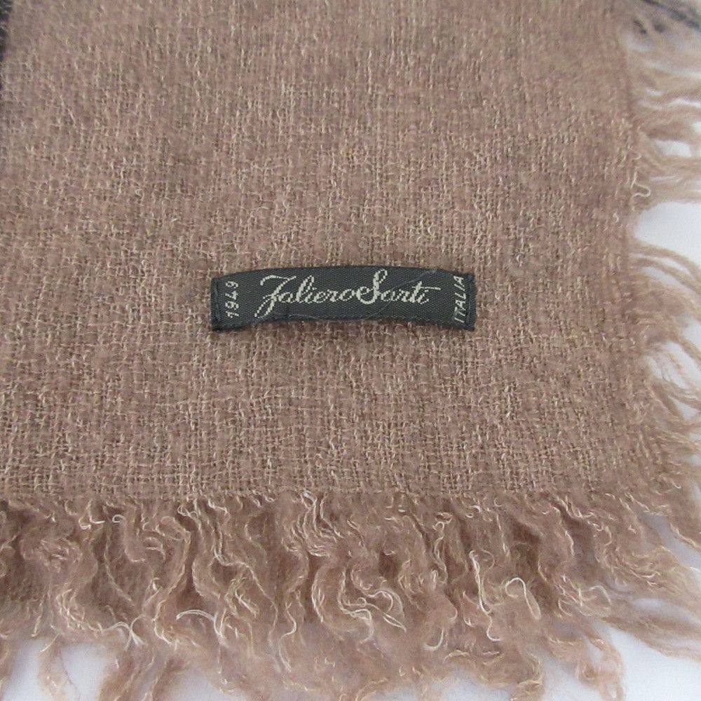Other Other Faliero Sarti Big Check Wool Stole Textile Scarf DUTY FREE for USA Size ONE SIZE - 3 Thumbnail
