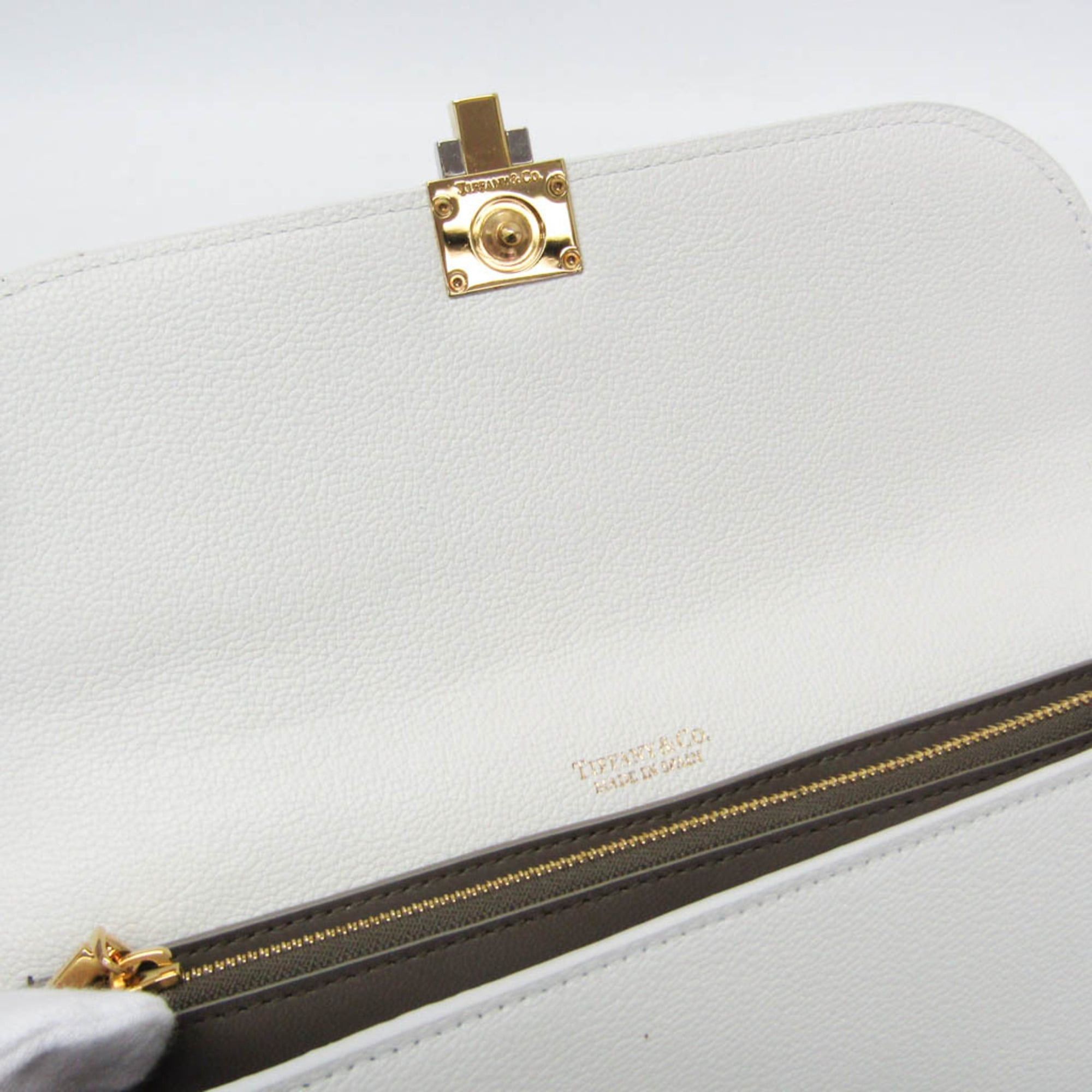 Tiffany & Co. Tiffany Flap Continental Wallet Women's Leather Long Wallet (bi-fold) White Size ONE SIZE - 15 Thumbnail