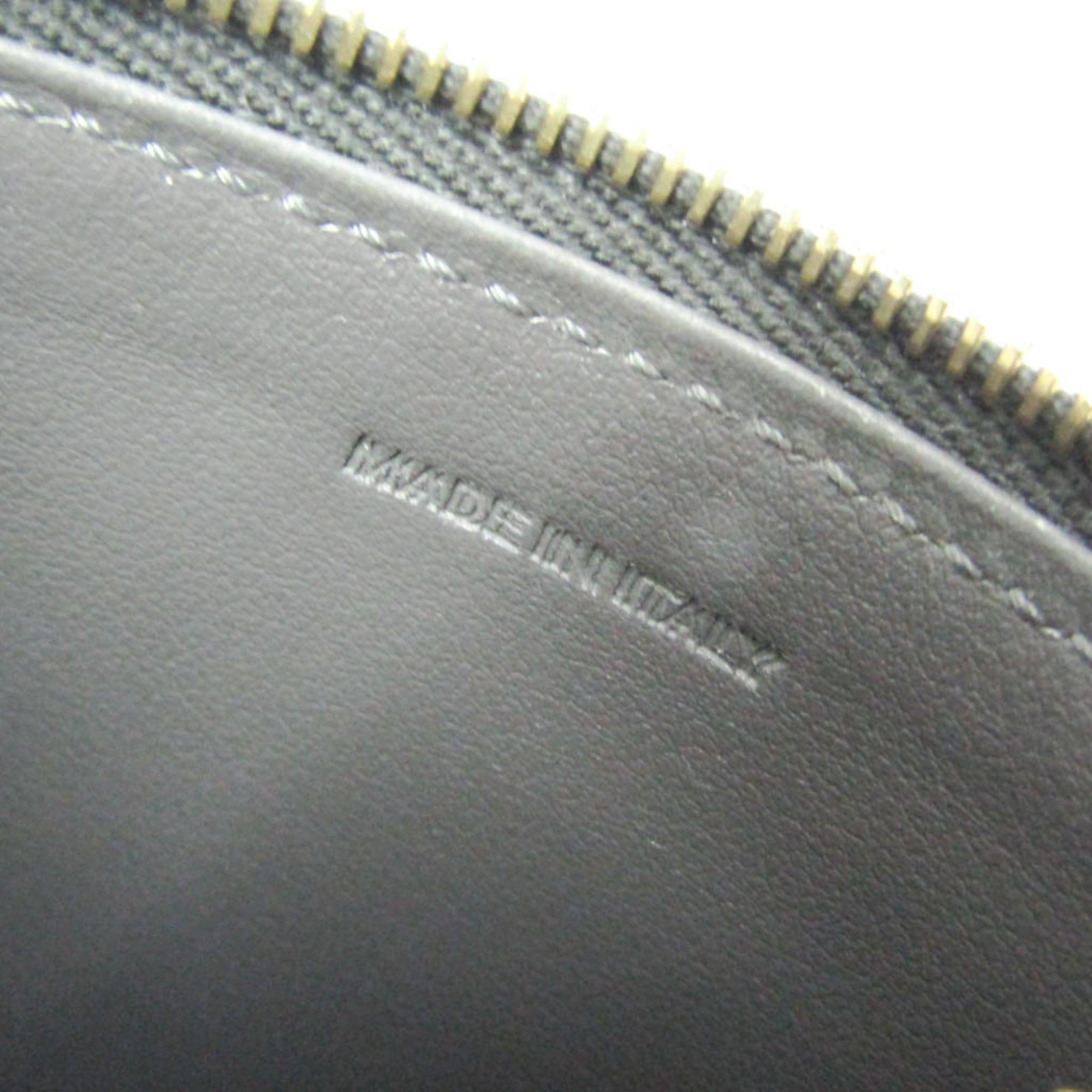 Celine Celine Zipped Compact Card Holder 10B683BEL Leather Card Case Gray Size ONE SIZE - 11 Thumbnail