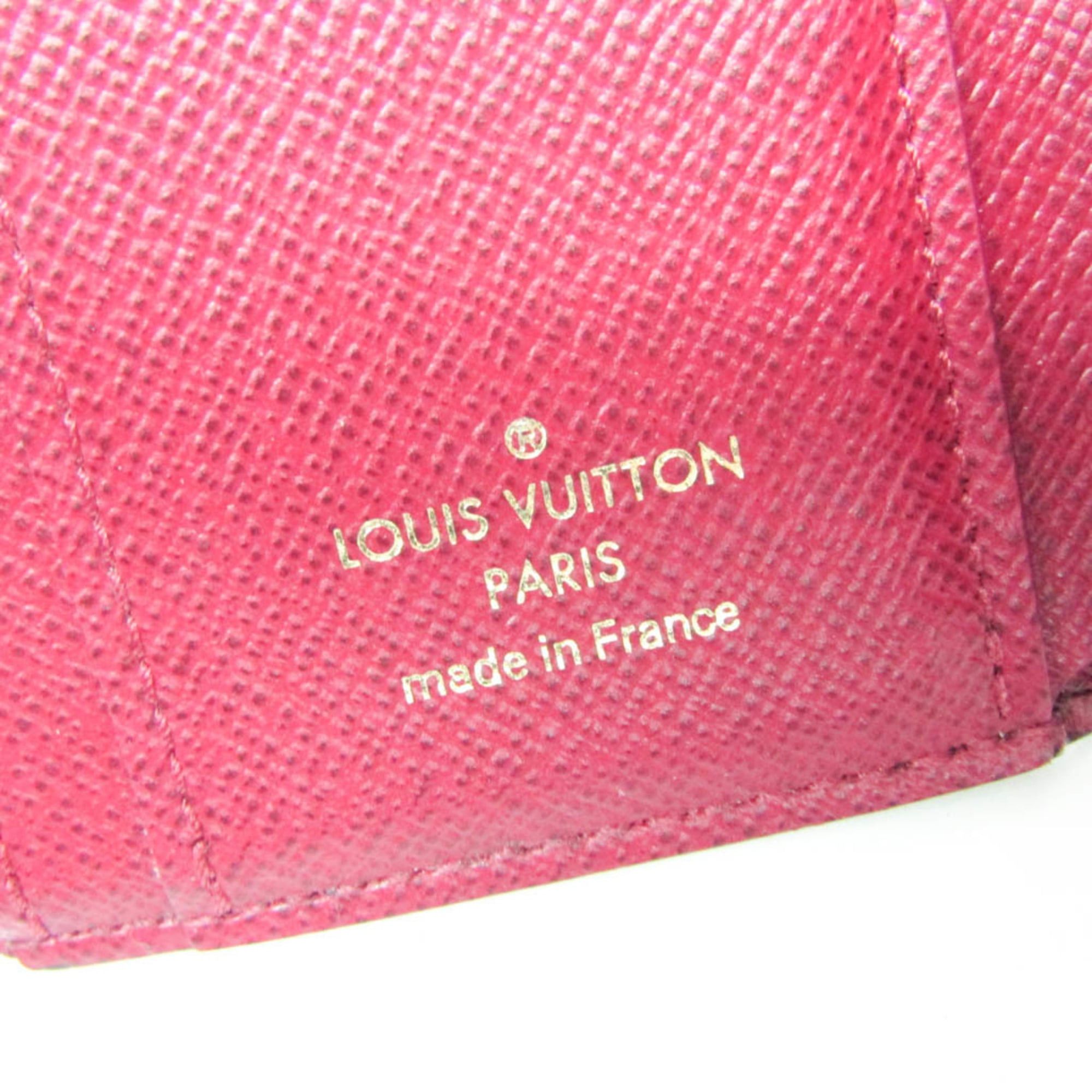 Louis Vuitton Monogram Zoe Wallet M62932 Women's Monogram,Leather Wallet (tri-fold) Brown,Fuchsia