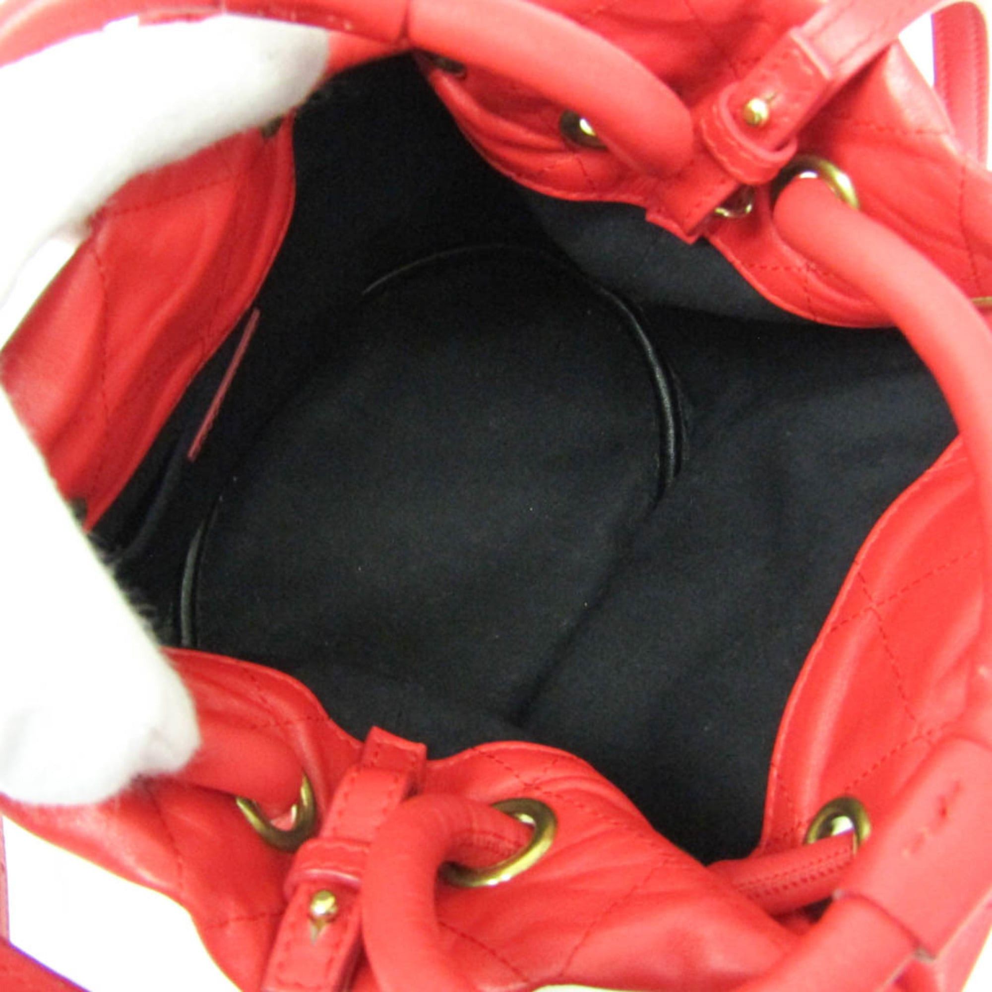 Balenciaga Balenciaga B Bucket Bag 600327 Women's Leather Handbag,Shoulder Bag Red Color Size ONE SIZE - 3 Thumbnail