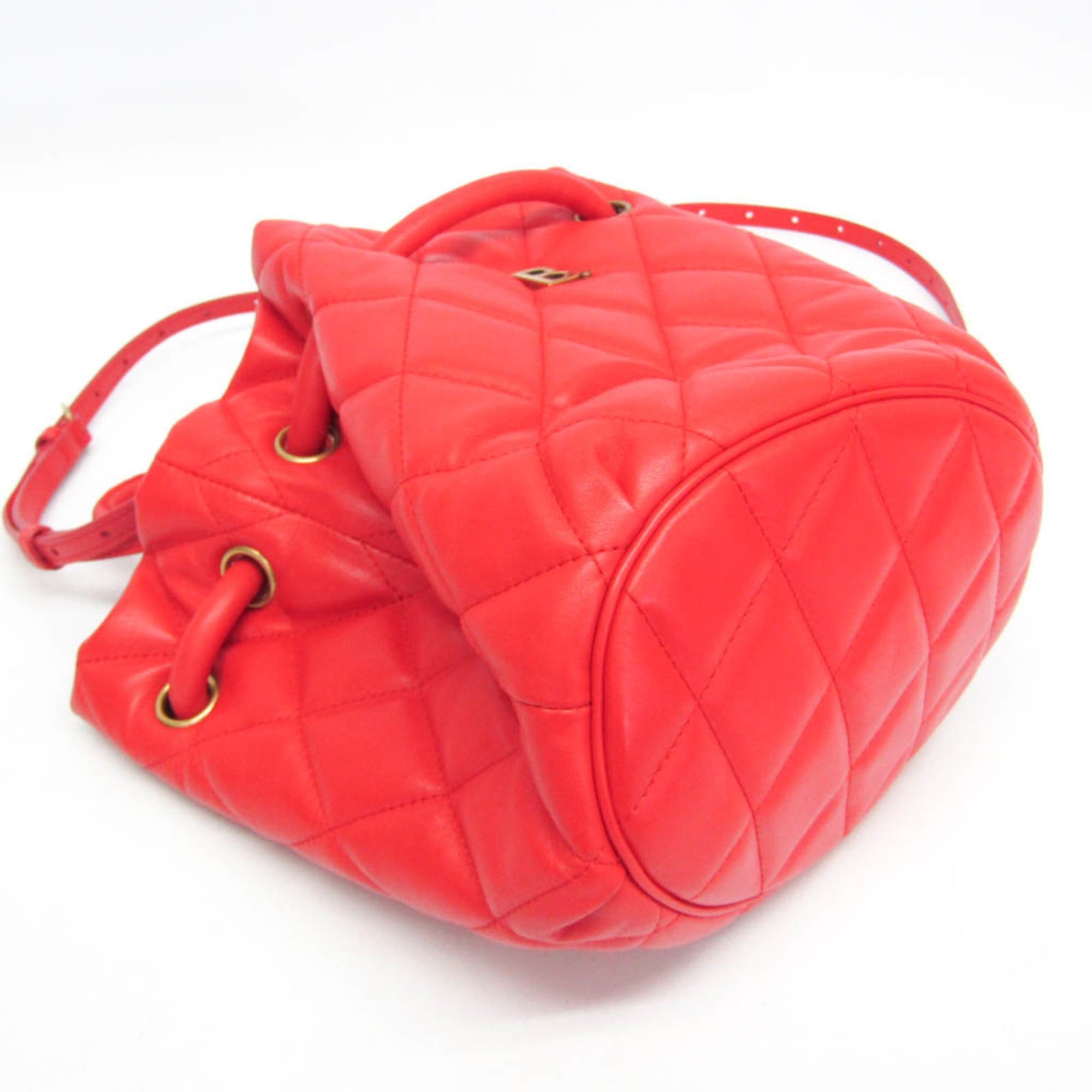 Balenciaga Balenciaga B Bucket Bag 600327 Women's Leather Handbag,Shoulder Bag Red Color Size ONE SIZE - 6 Thumbnail