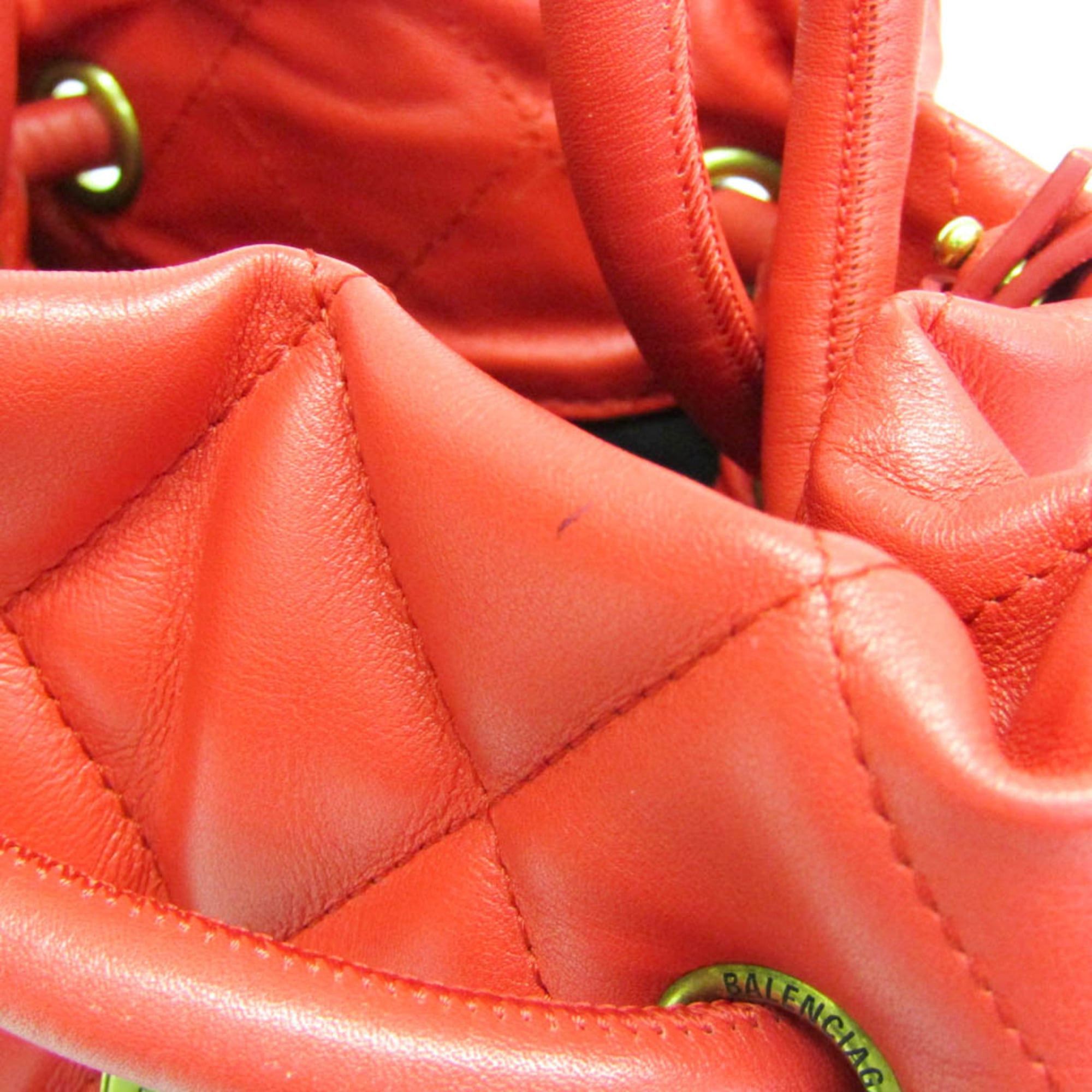 Balenciaga Balenciaga B Bucket Bag 600327 Women's Leather Handbag,Shoulder Bag Red Color Size ONE SIZE - 7 Thumbnail