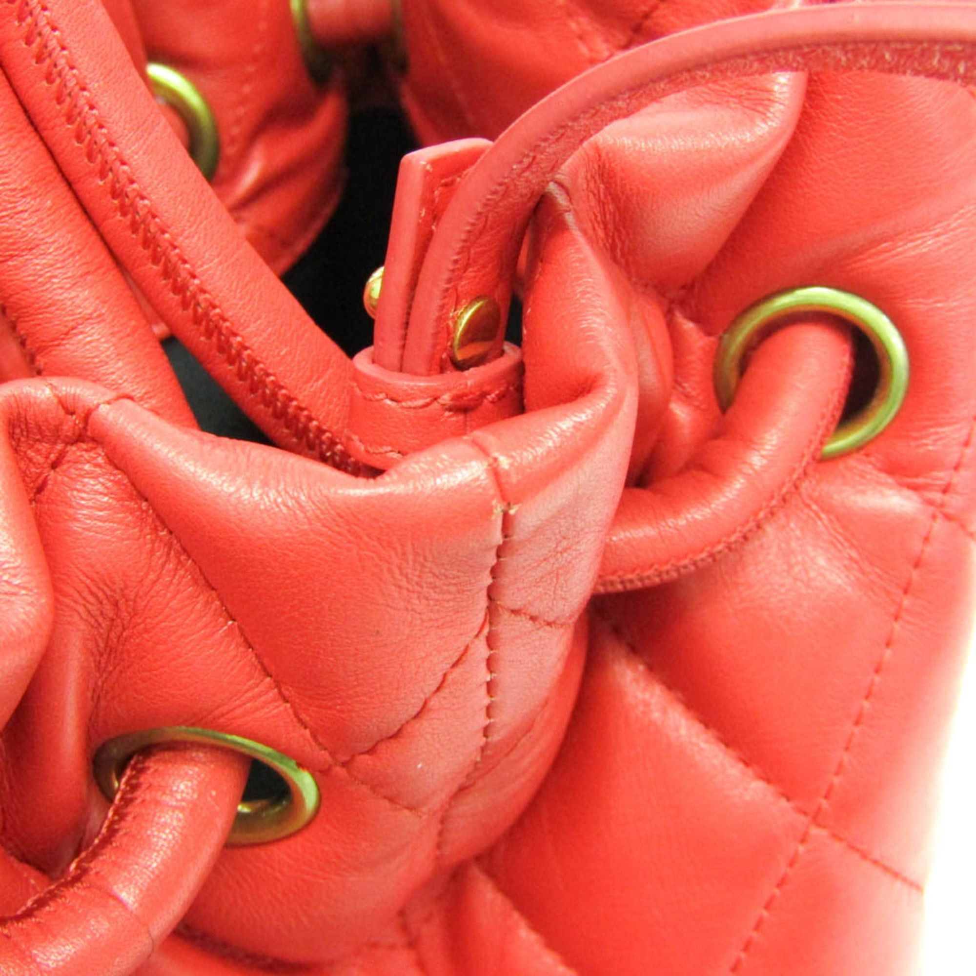 Balenciaga Balenciaga B Bucket Bag 600327 Women's Leather Handbag,Shoulder Bag Red Color Size ONE SIZE - 8 Thumbnail