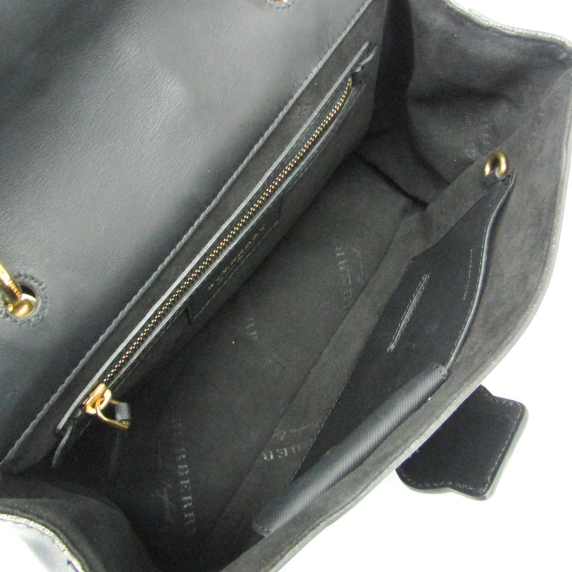 Burberry Burberry 4054220 Women's Leather Handbag,Shoulder Bag Black Size ONE SIZE - 3 Thumbnail