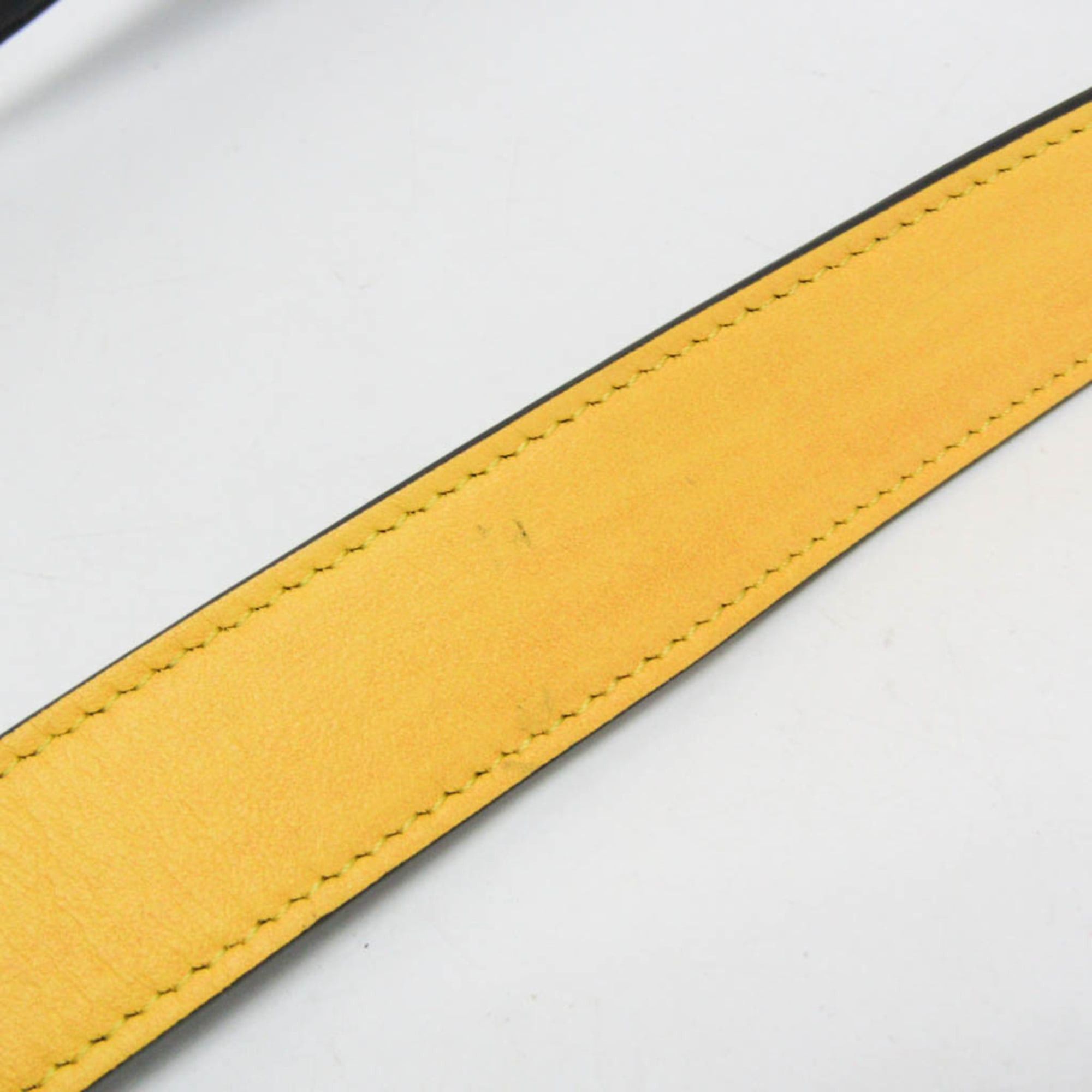 Fendi Fendi Box 7VA519 Women's Leather Shoulder Bag Yellow Size ONE SIZE - 9 Thumbnail