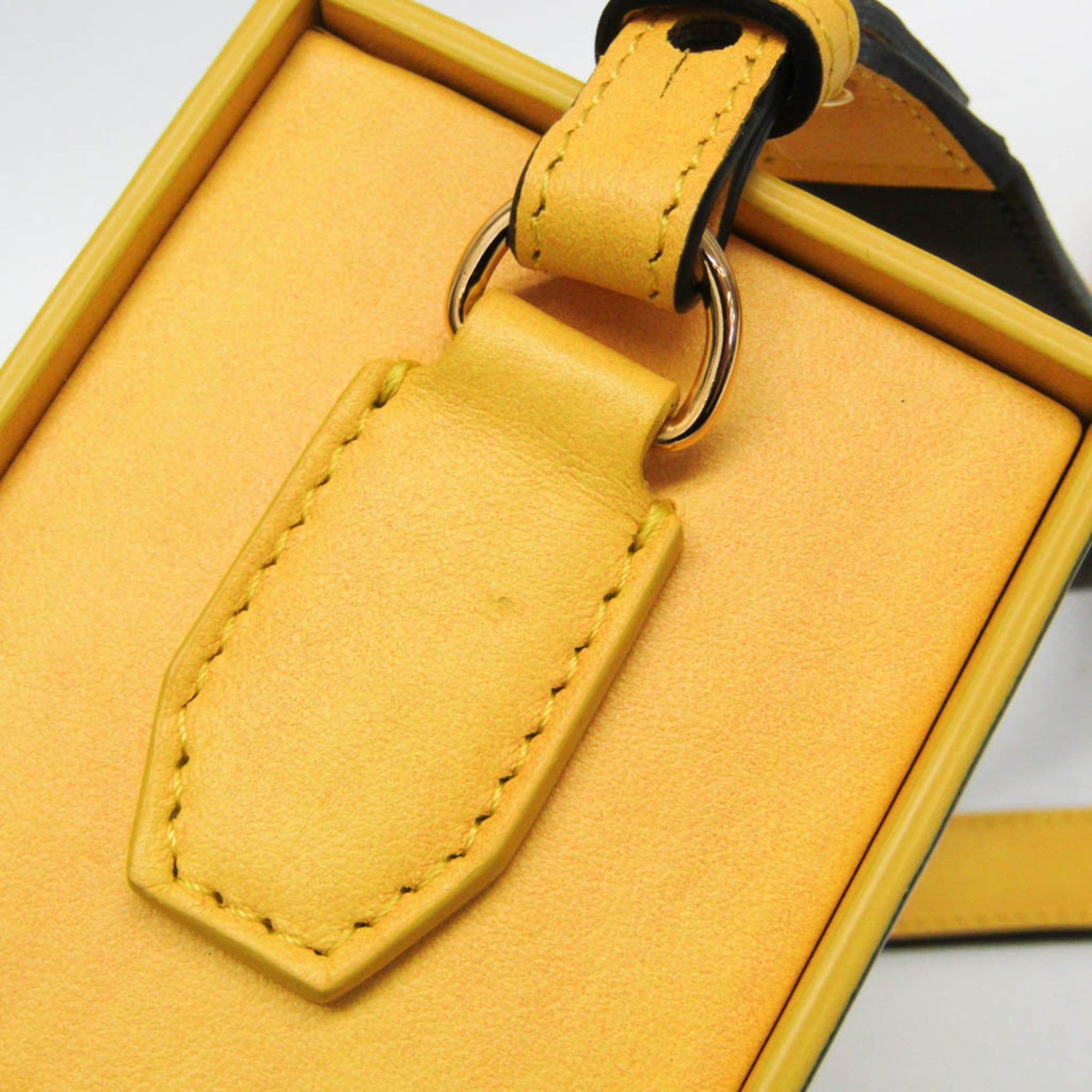 Fendi Fendi Box 7VA519 Women's Leather Shoulder Bag Yellow Size ONE SIZE - 6 Thumbnail