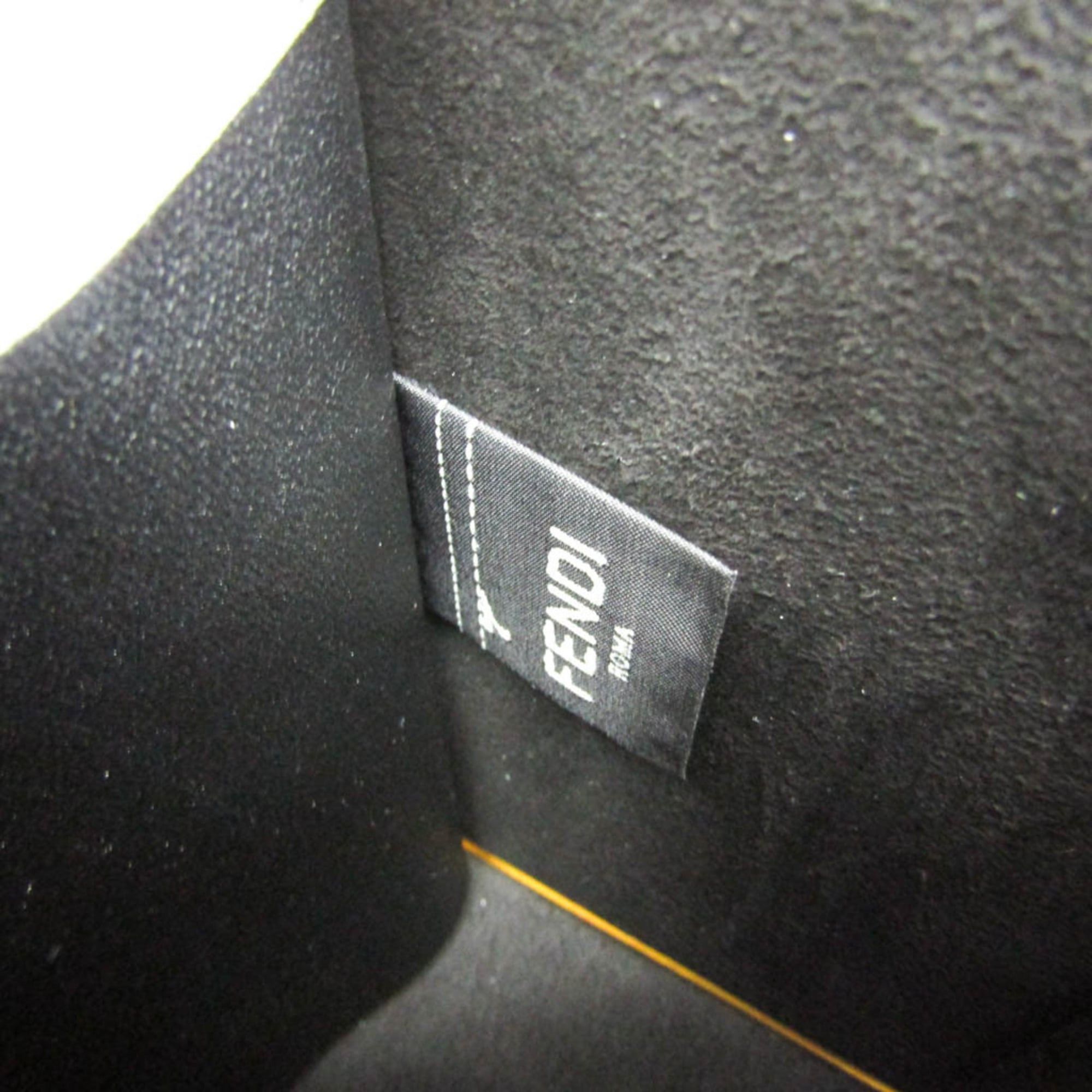 Fendi Fendi Box 7VA519 Women's Leather Shoulder Bag Yellow Size ONE SIZE - 13 Thumbnail