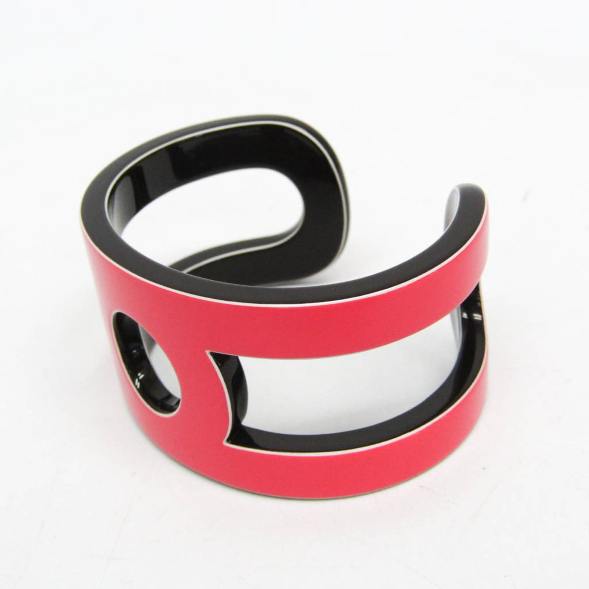 Hermes Hermes Variation Lacquer,Wood Bangle Brown,Pink Size ONE SIZE - 4 Thumbnail