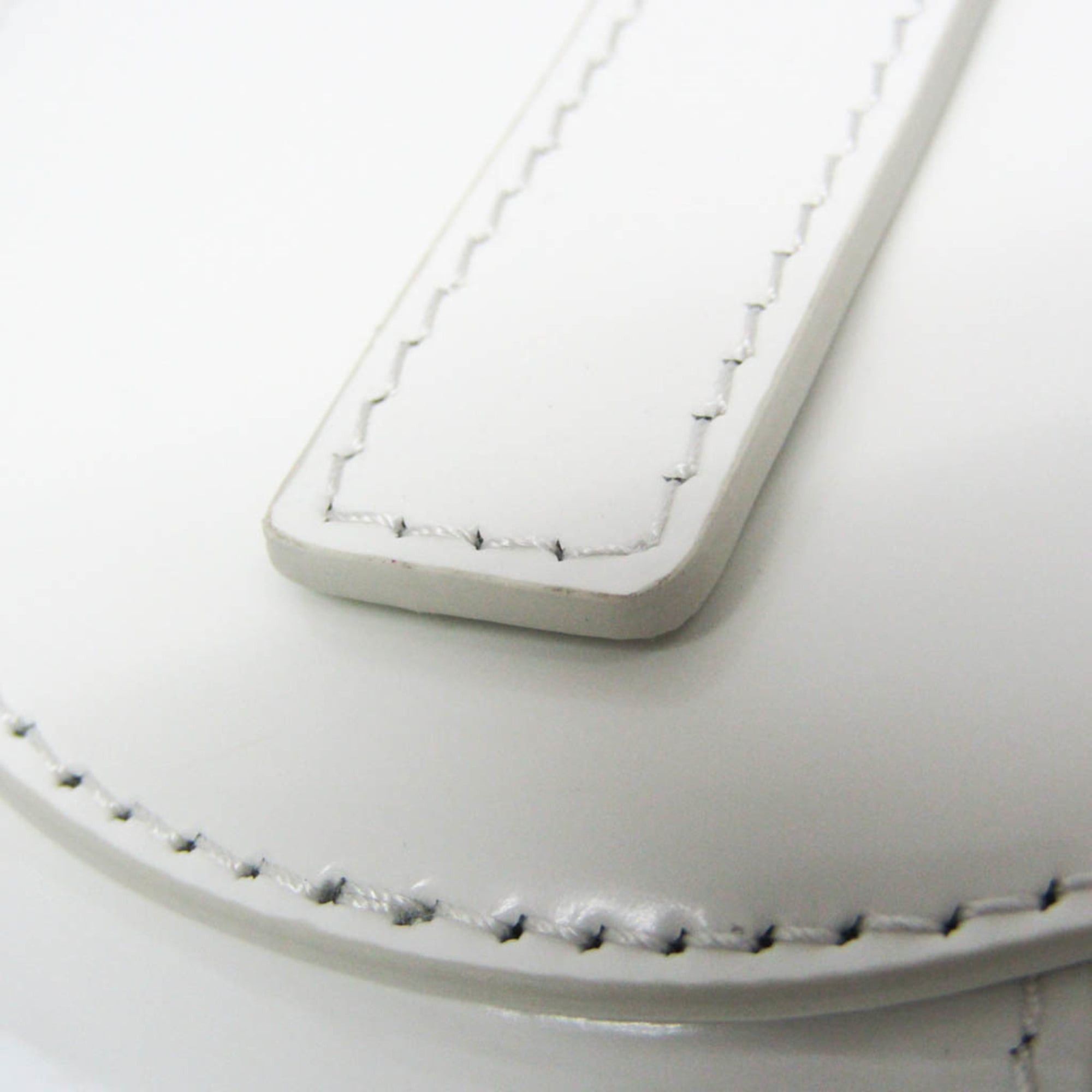 Prada Prada SPAZZOLATO 1TL431 Women,Men Enamel Leather Coin Purse/coin Case White Size ONE SIZE - 11 Thumbnail