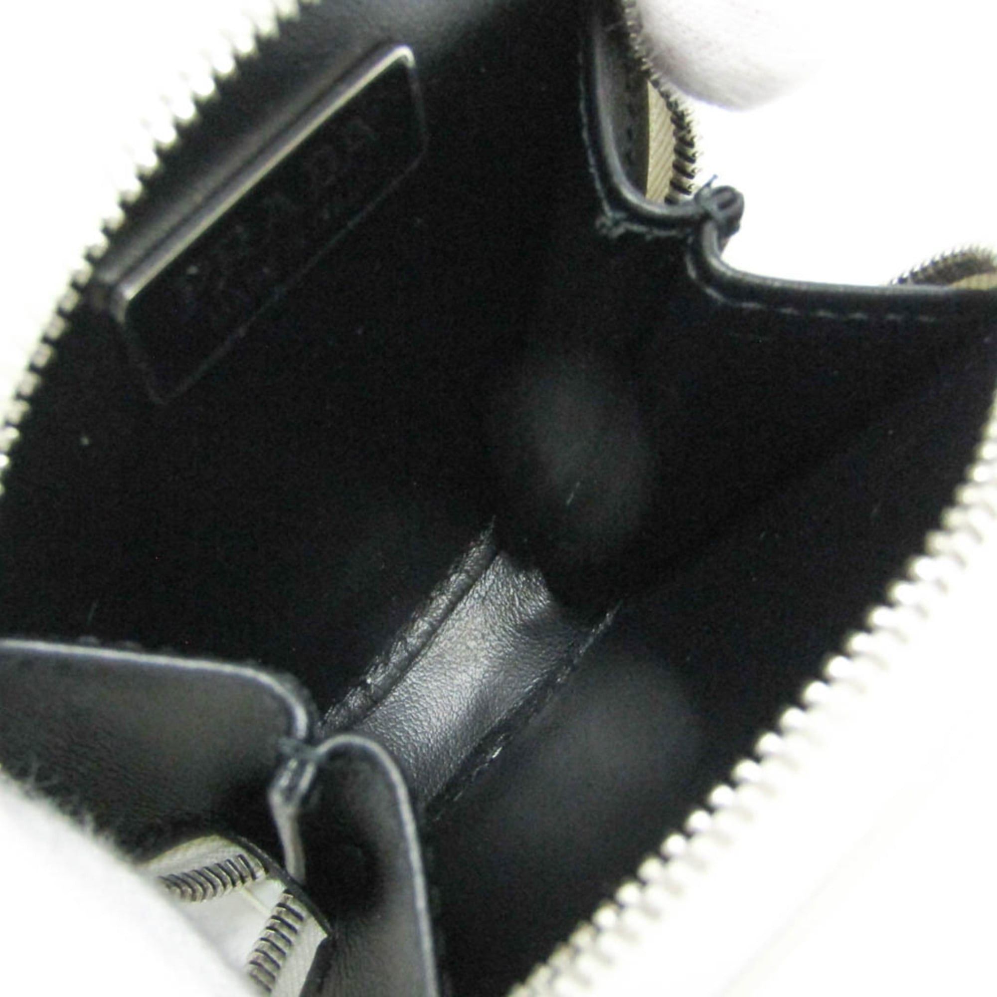 Prada Prada SPAZZOLATO 1TL431 Women,Men Enamel Leather Coin Purse/coin Case White Size ONE SIZE - 4 Thumbnail