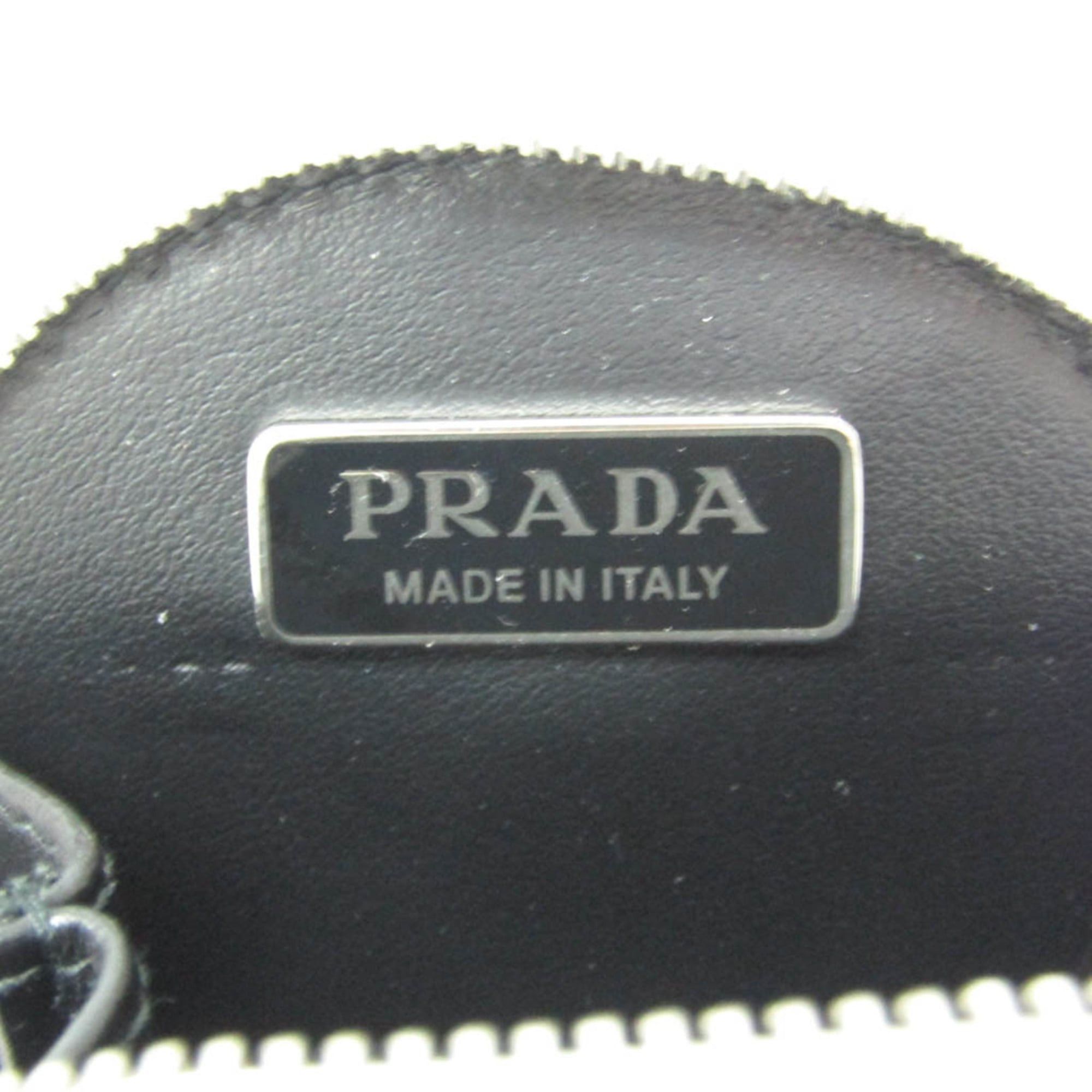 Prada Prada SPAZZOLATO 1TL431 Women,Men Enamel Leather Coin Purse/coin Case White Size ONE SIZE - 12 Thumbnail