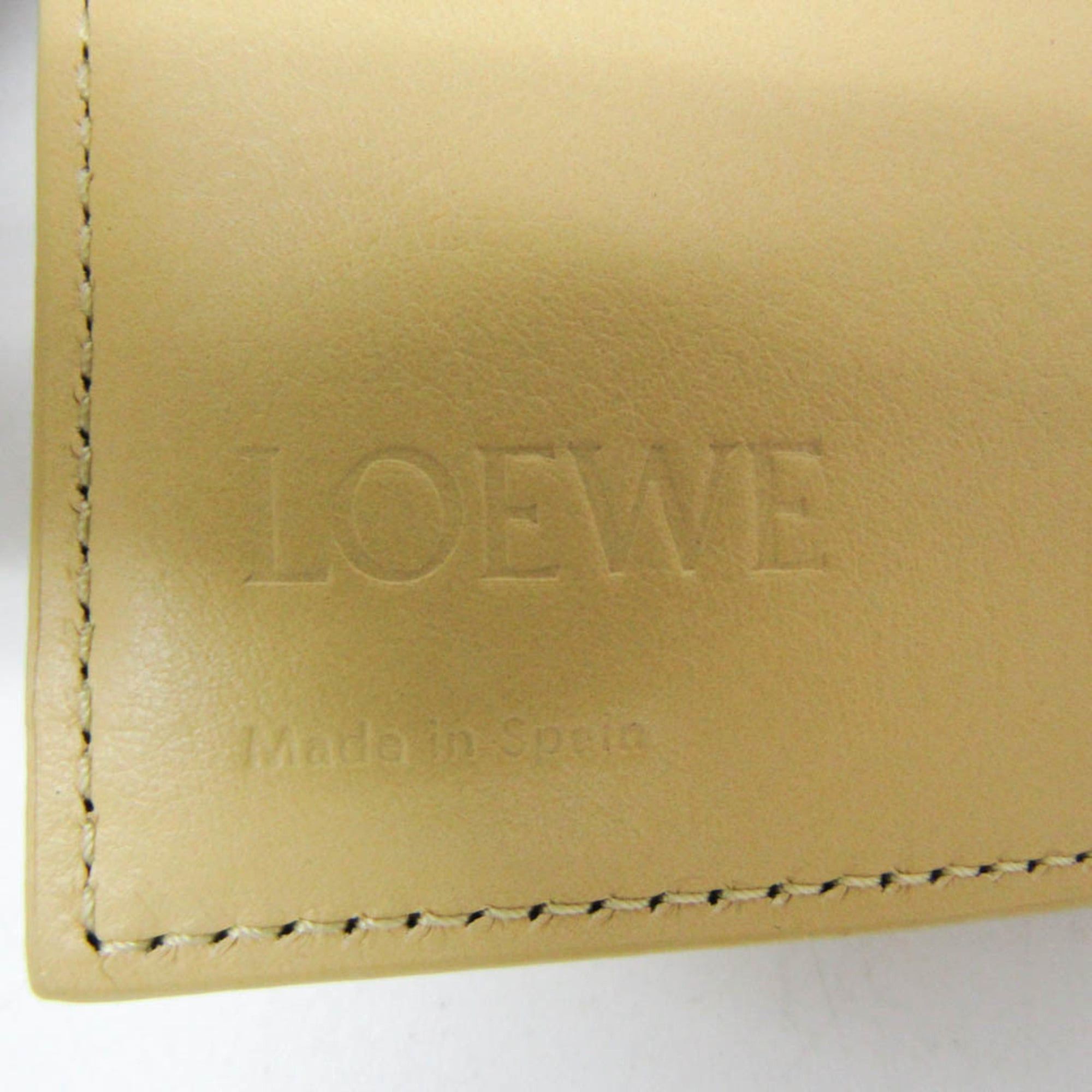 Loewe Loewe Anagram Trifold Wallet Women's Leather Wallet (tri-fold) Mustard Size ONE SIZE - 12 Thumbnail