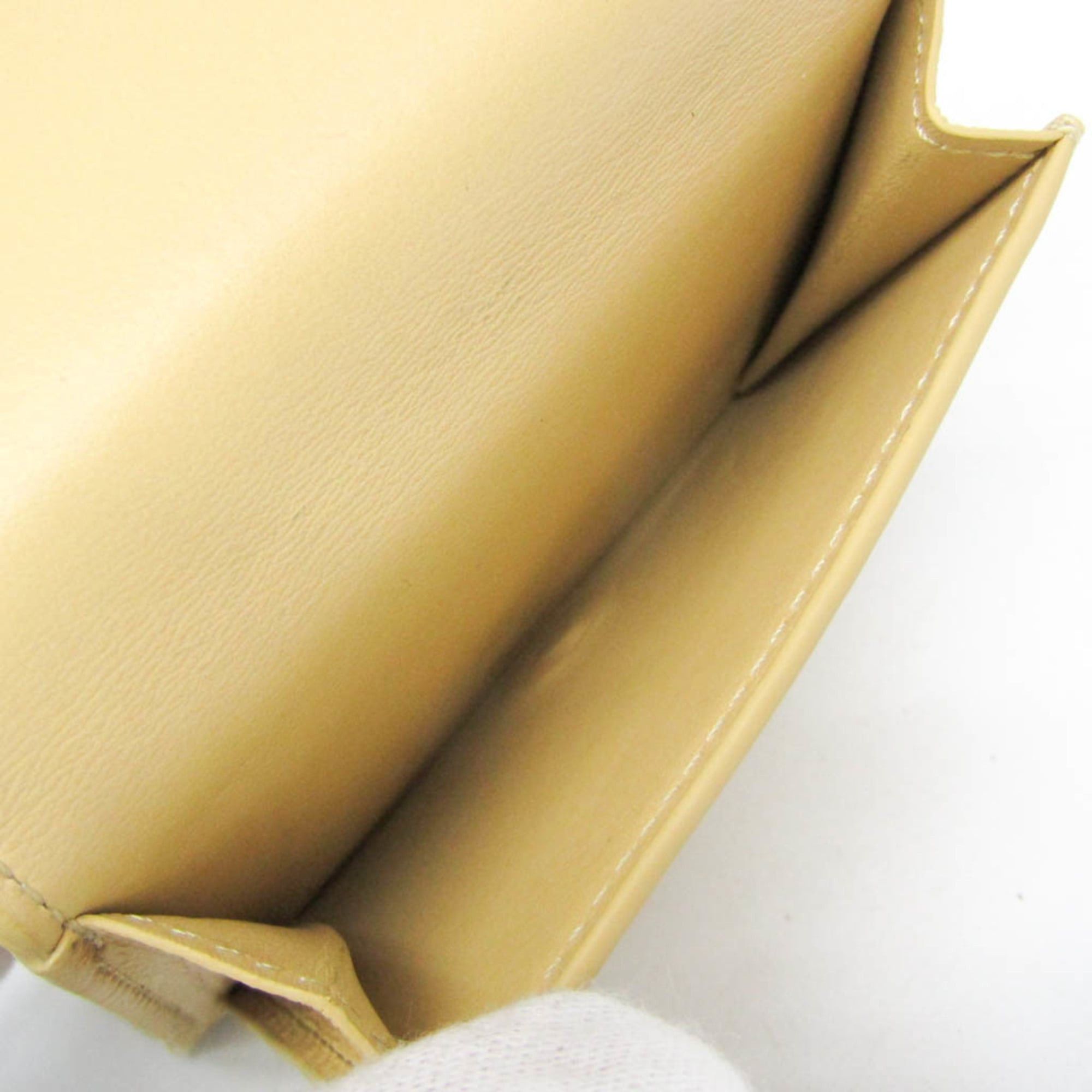 Loewe Loewe Anagram Trifold Wallet Women's Leather Wallet (tri-fold) Mustard Size ONE SIZE - 5 Thumbnail