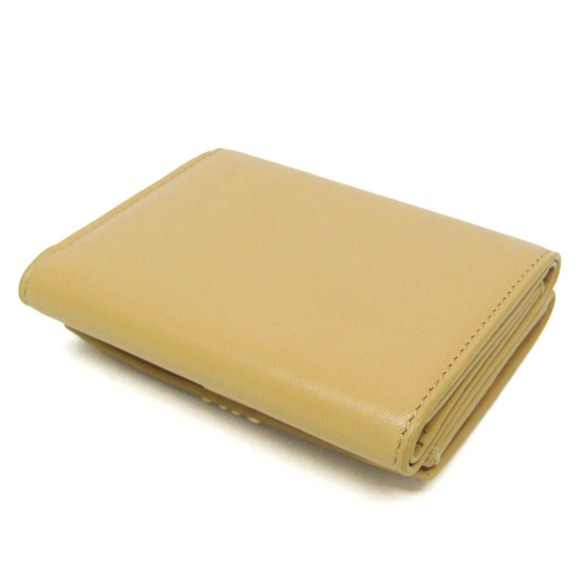 Loewe Loewe Anagram Trifold Wallet Women's Leather Wallet (tri-fold) Mustard Size ONE SIZE - 3 Thumbnail