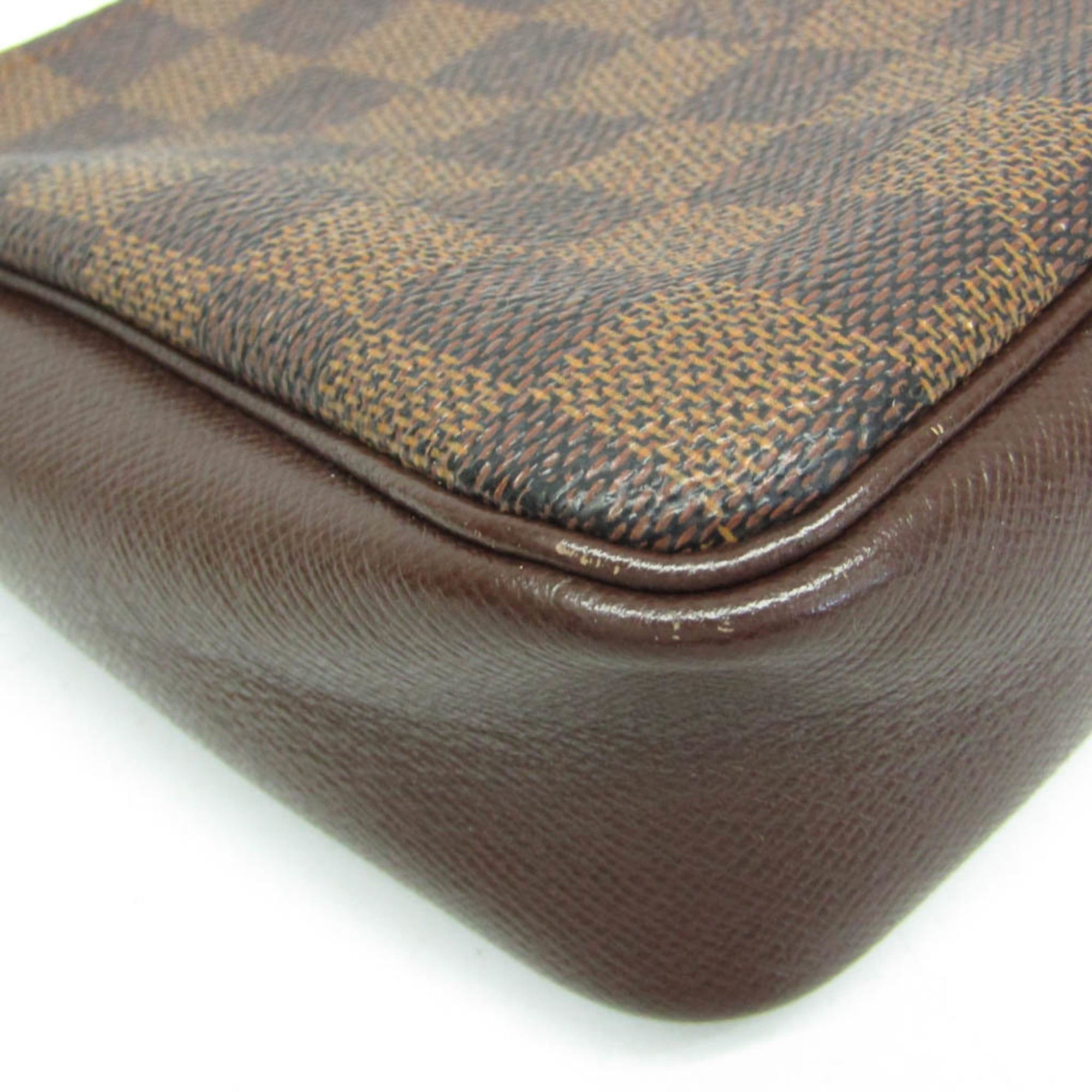 Louis Vuitton Louis Vuitton Damier Makeup Pouch N51982 Women's Handbag,Pouch Brown Size ONE SIZE - 4 Thumbnail