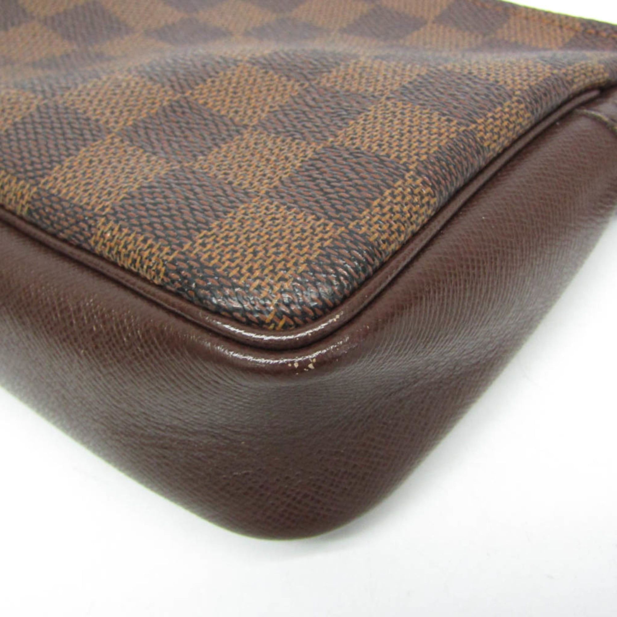 Louis Vuitton Louis Vuitton Damier Makeup Pouch N51982 Women's Handbag,Pouch Brown Size ONE SIZE - 5 Thumbnail