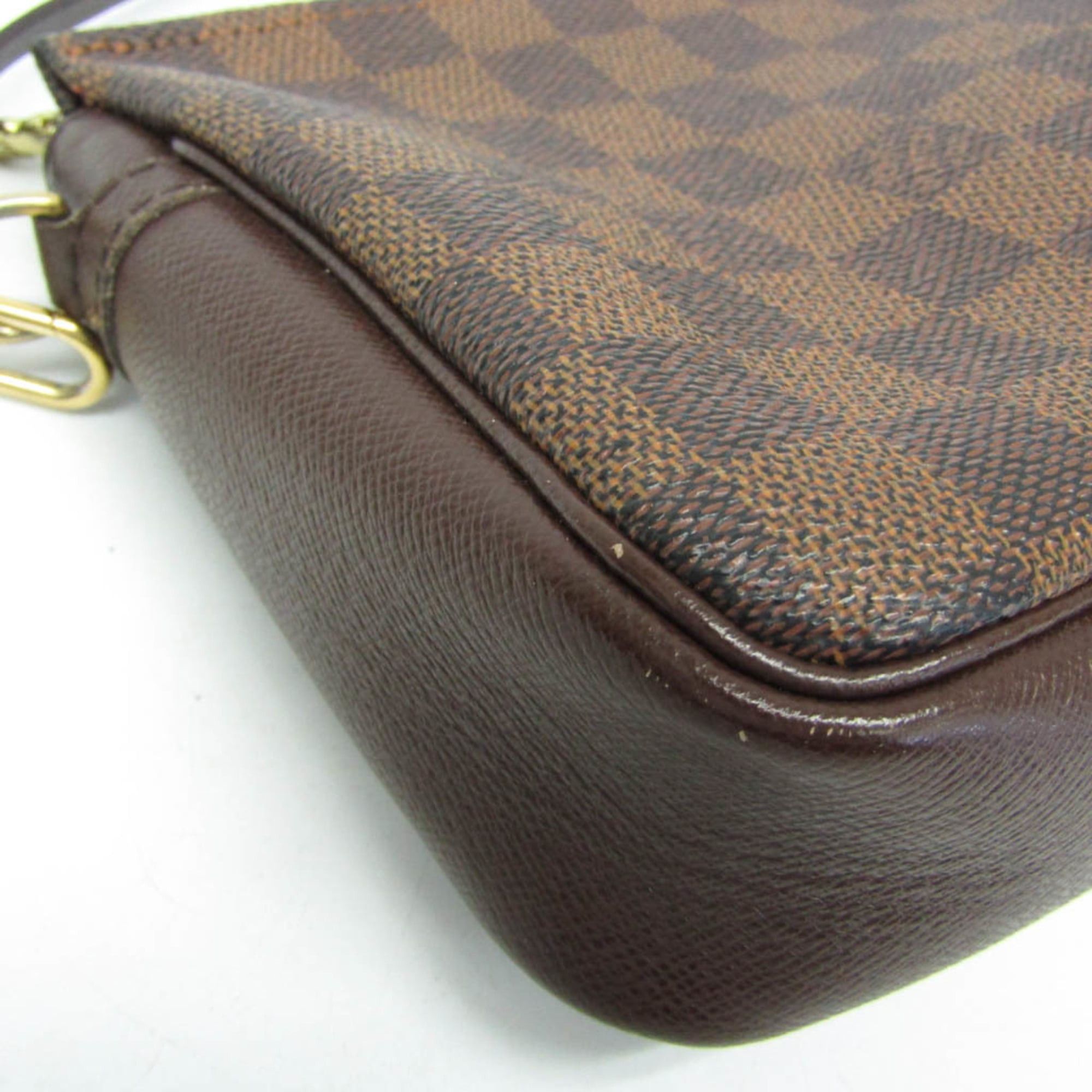 Louis Vuitton Louis Vuitton Damier Makeup Pouch N51982 Women's Handbag,Pouch Brown Size ONE SIZE - 6 Thumbnail