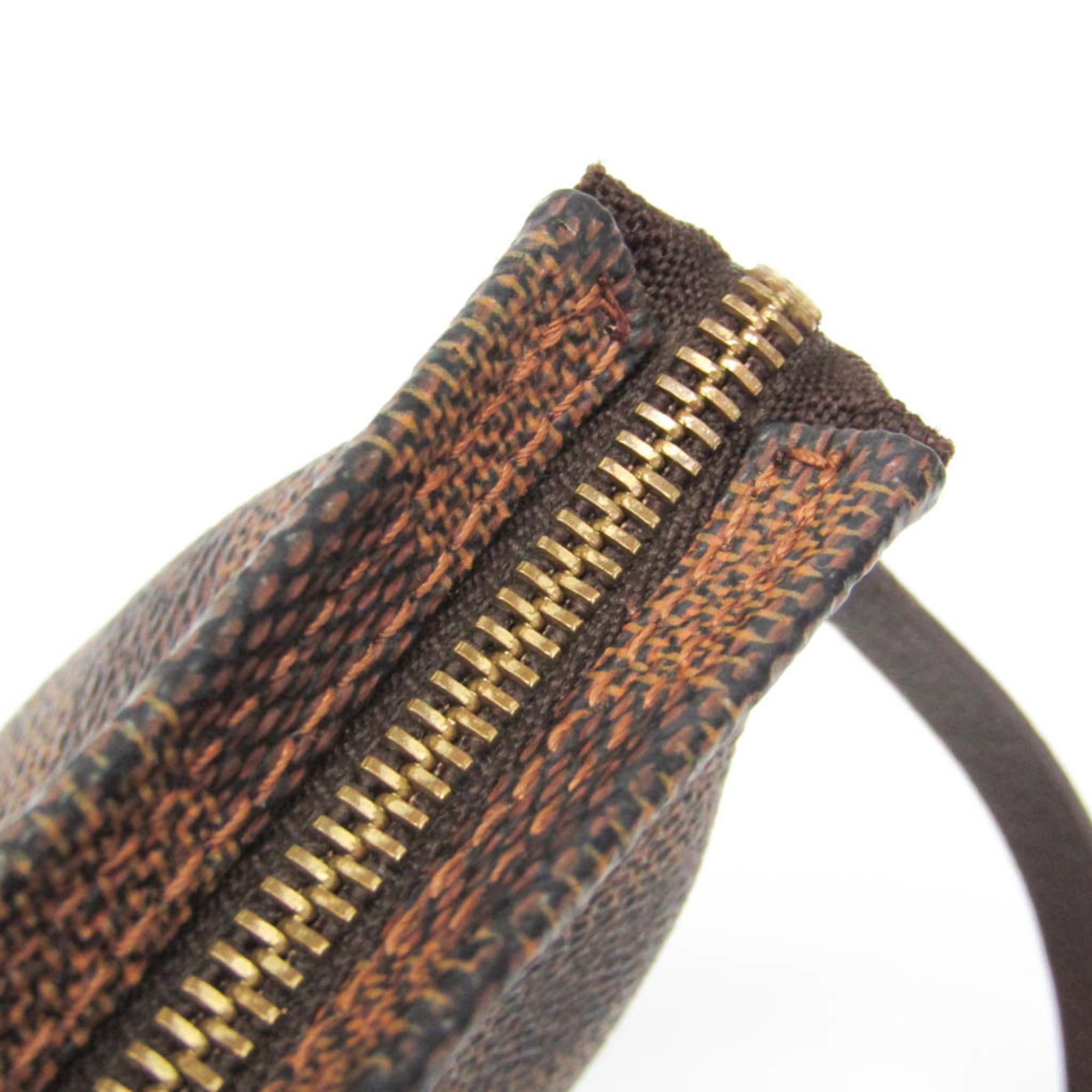 Louis Vuitton Louis Vuitton Damier Makeup Pouch N51982 Women's Handbag,Pouch Brown Size ONE SIZE - 10 Thumbnail