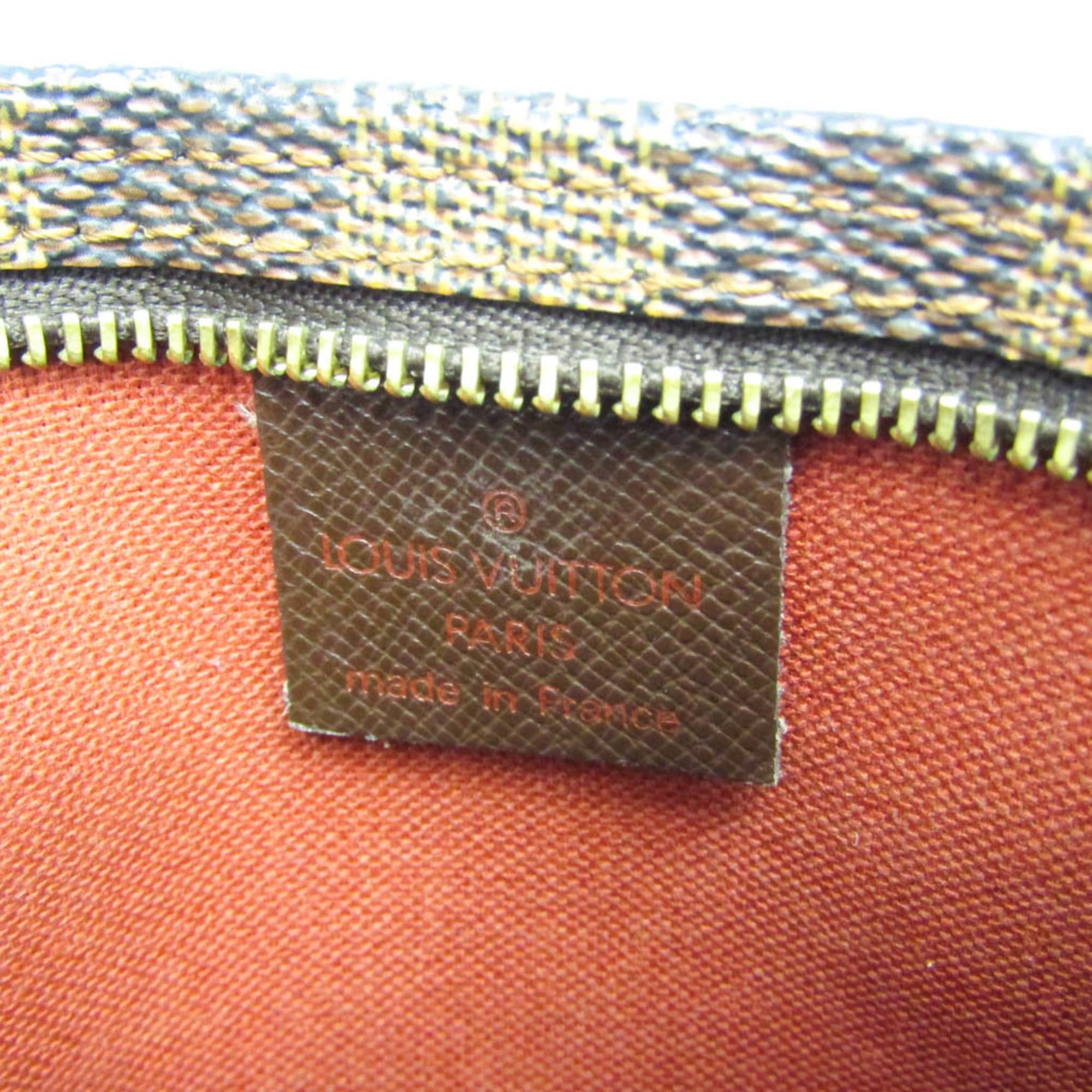 Louis Vuitton Louis Vuitton Damier Makeup Pouch N51982 Women's Handbag,Pouch Brown Size ONE SIZE - 13 Thumbnail