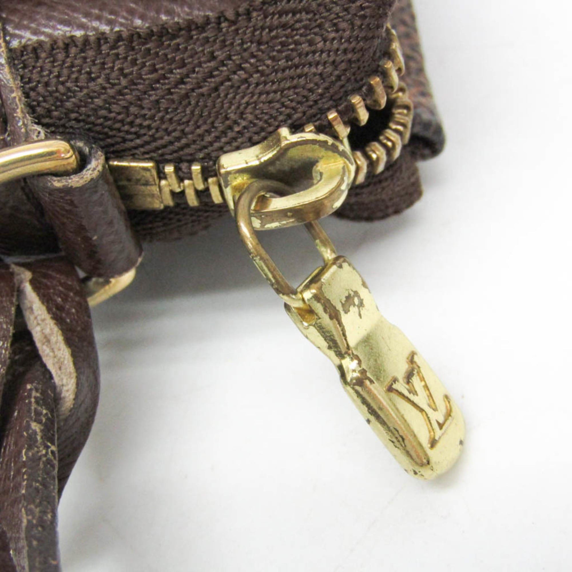 Louis Vuitton Louis Vuitton Damier Makeup Pouch N51982 Women's Handbag,Pouch Brown Size ONE SIZE - 11 Thumbnail