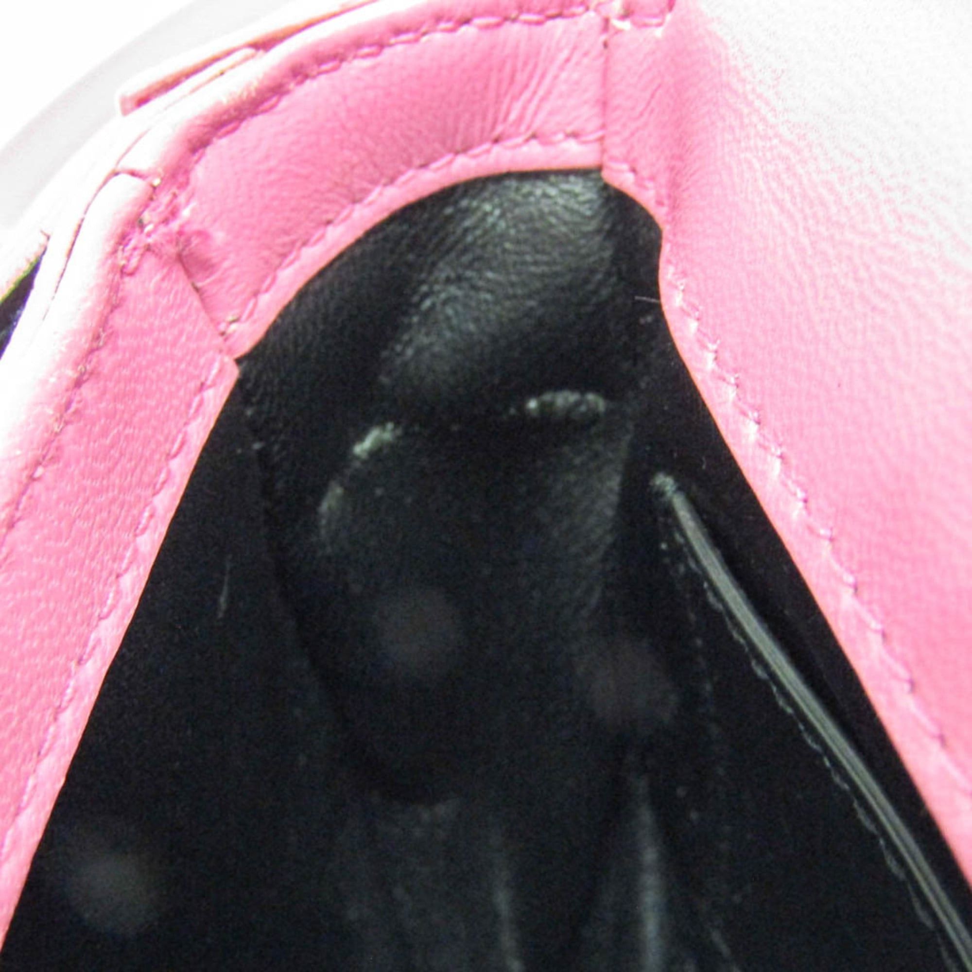 Balenciaga Balenciaga Ville 550639 Women's Leather Shoulder Bag Pink Size ONE SIZE - 14 Thumbnail