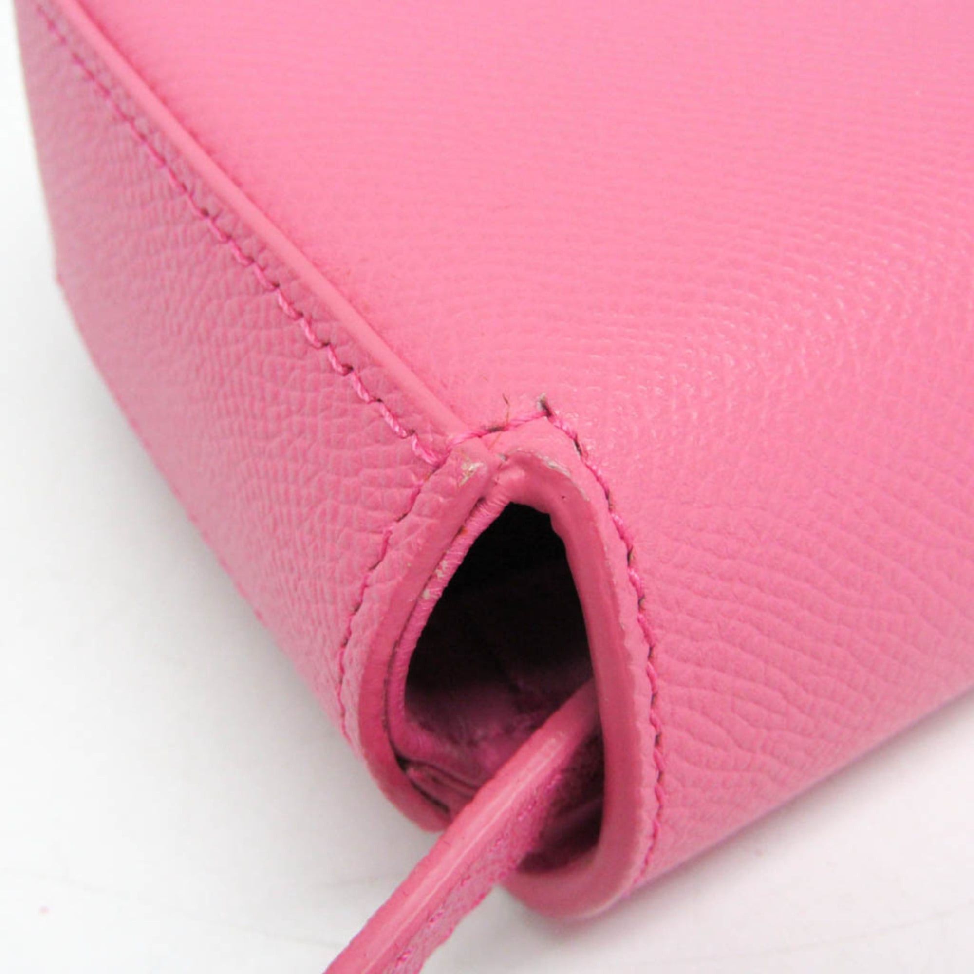 Balenciaga Balenciaga Ville 550639 Women's Leather Shoulder Bag Pink Size ONE SIZE - 5 Thumbnail