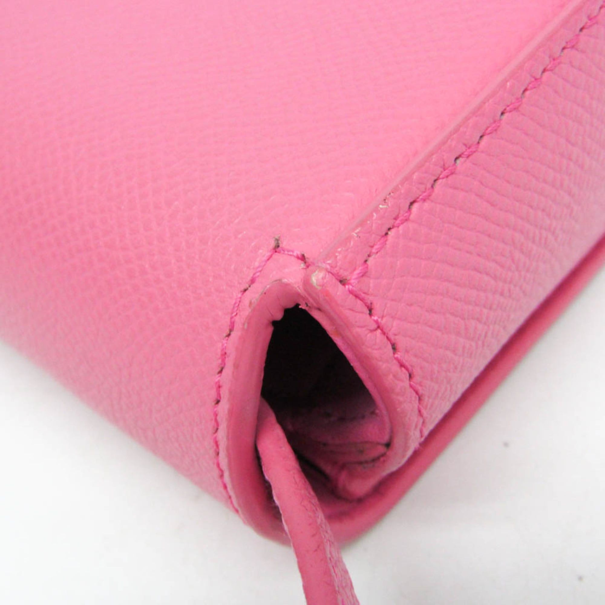 Balenciaga Balenciaga Ville 550639 Women's Leather Shoulder Bag Pink Size ONE SIZE - 4 Thumbnail