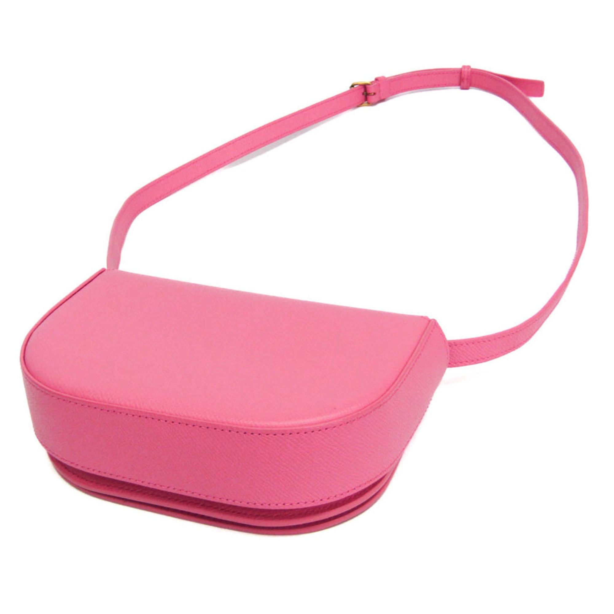 Balenciaga Balenciaga Ville 550639 Women's Leather Shoulder Bag Pink Size ONE SIZE - 2 Thumbnail