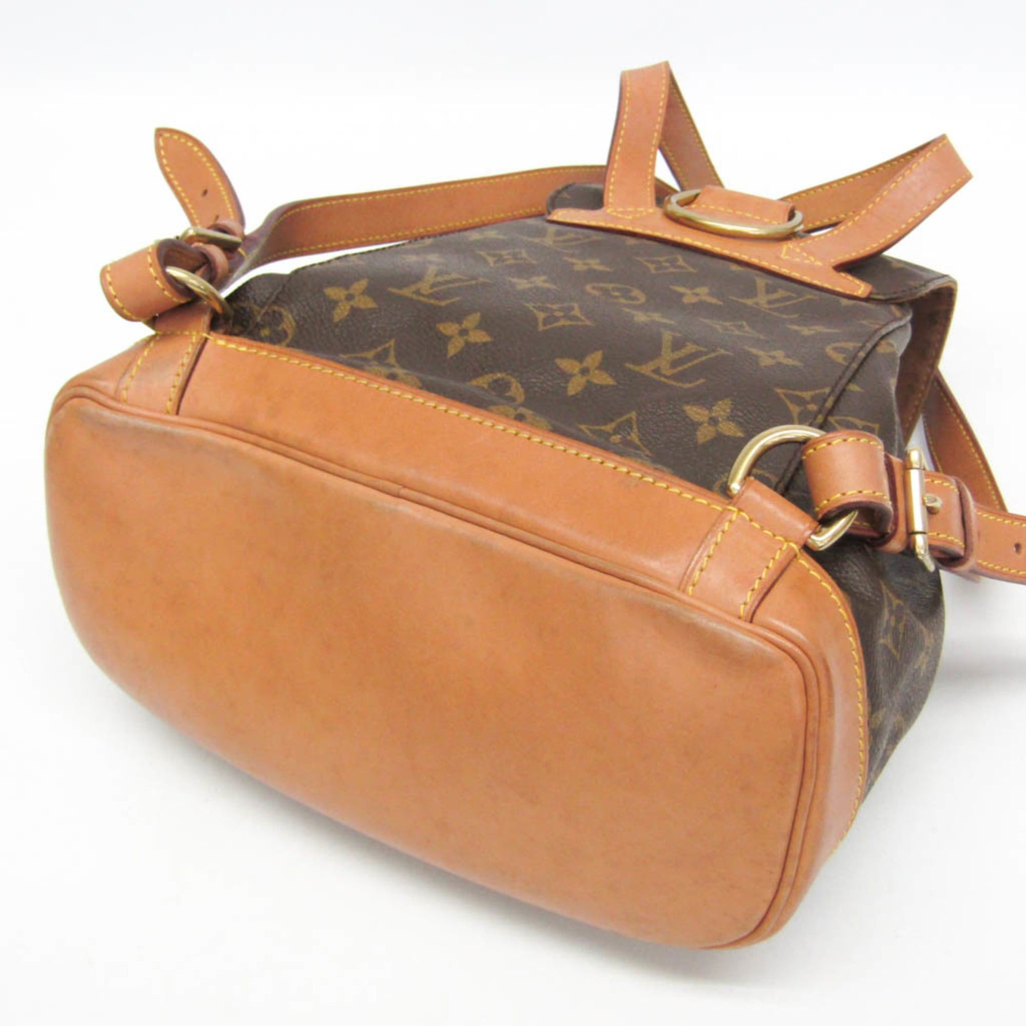 Louis Vuitton Louis Vuitton Monogram Montsouris MM M51136 Women's Backpack Brown Size ONE SIZE - 4 Thumbnail