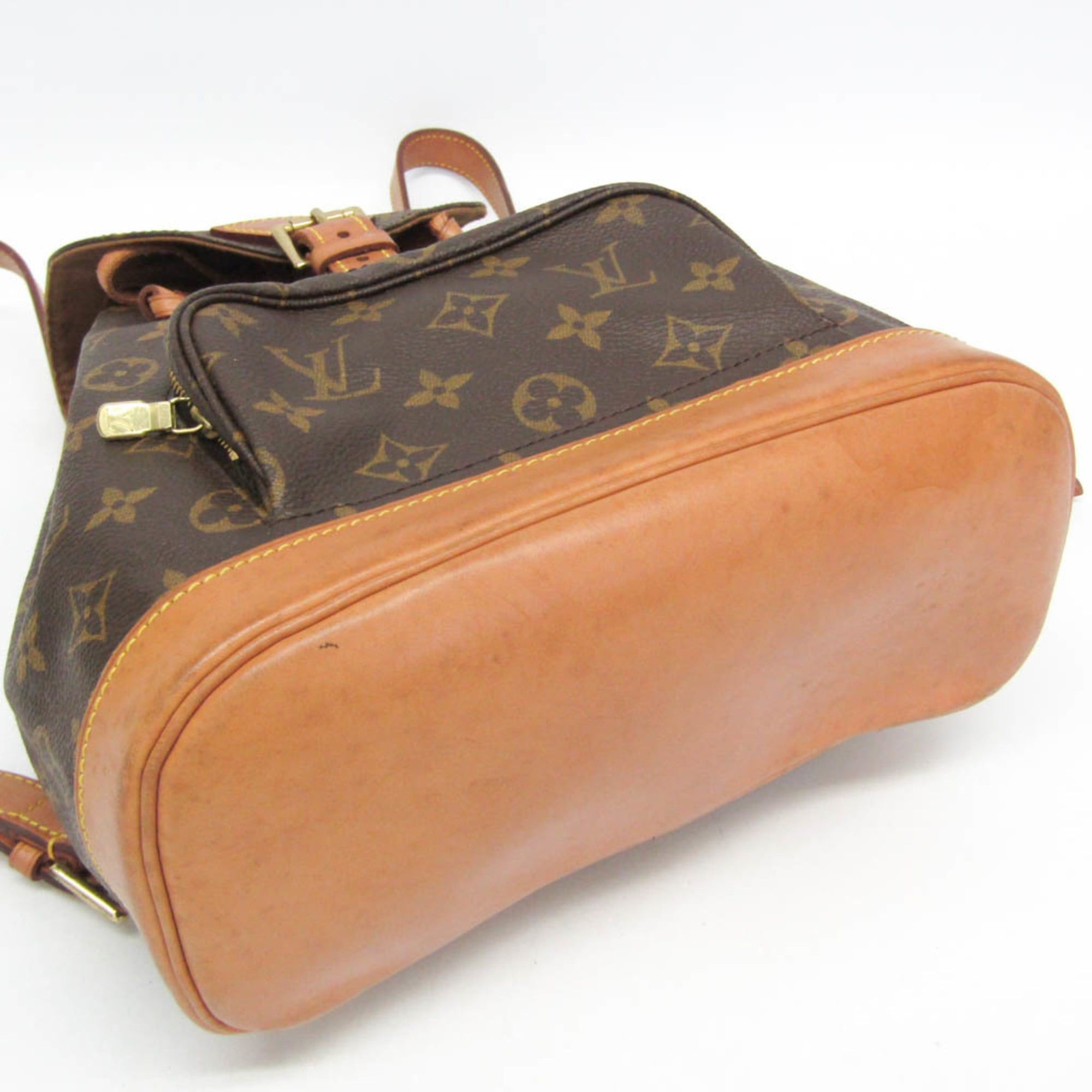 Louis Vuitton Louis Vuitton Monogram Montsouris MM M51136 Women's Backpack Brown Size ONE SIZE - 5 Thumbnail