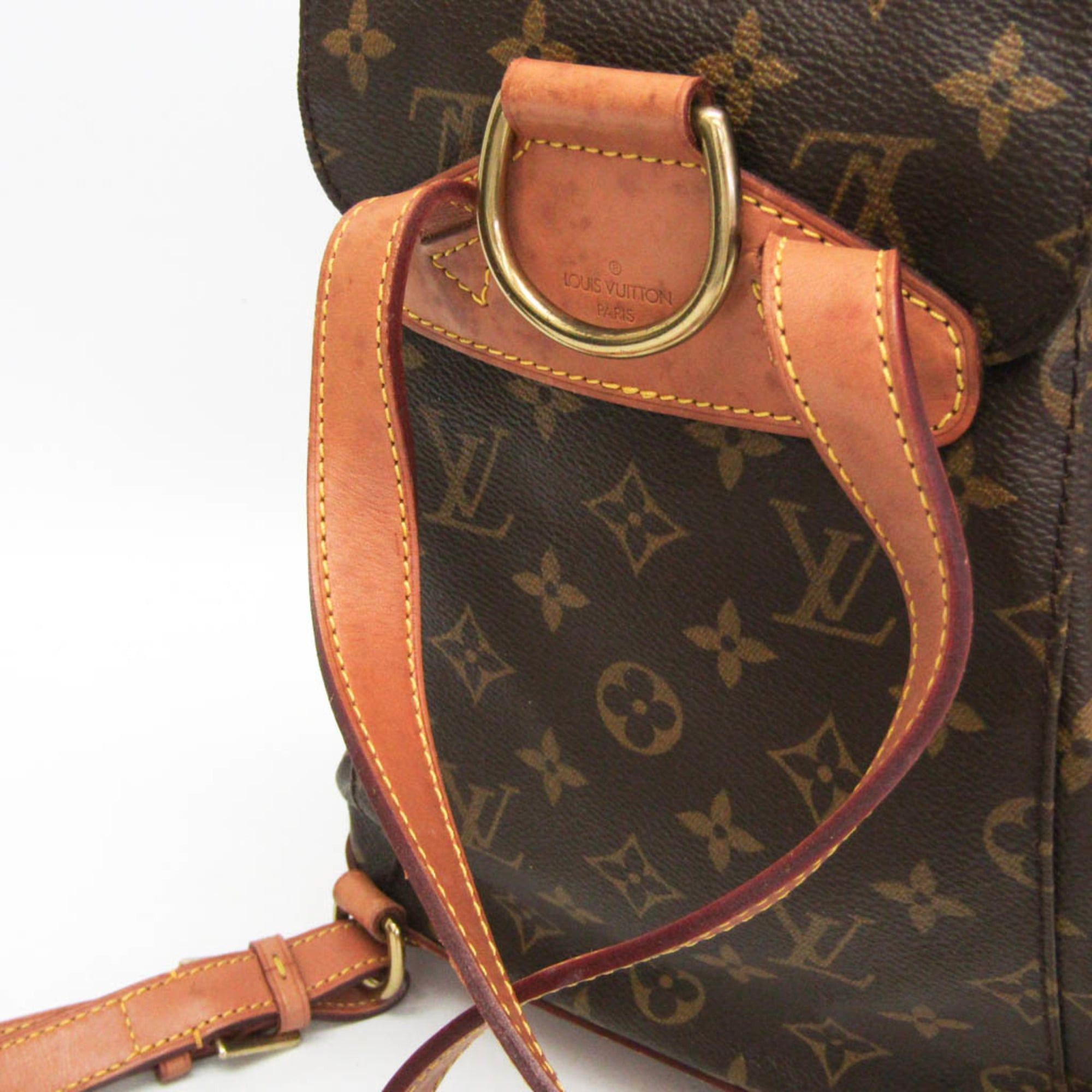 Louis Vuitton Louis Vuitton Monogram Montsouris MM M51136 Women's Backpack Brown Size ONE SIZE - 7 Thumbnail