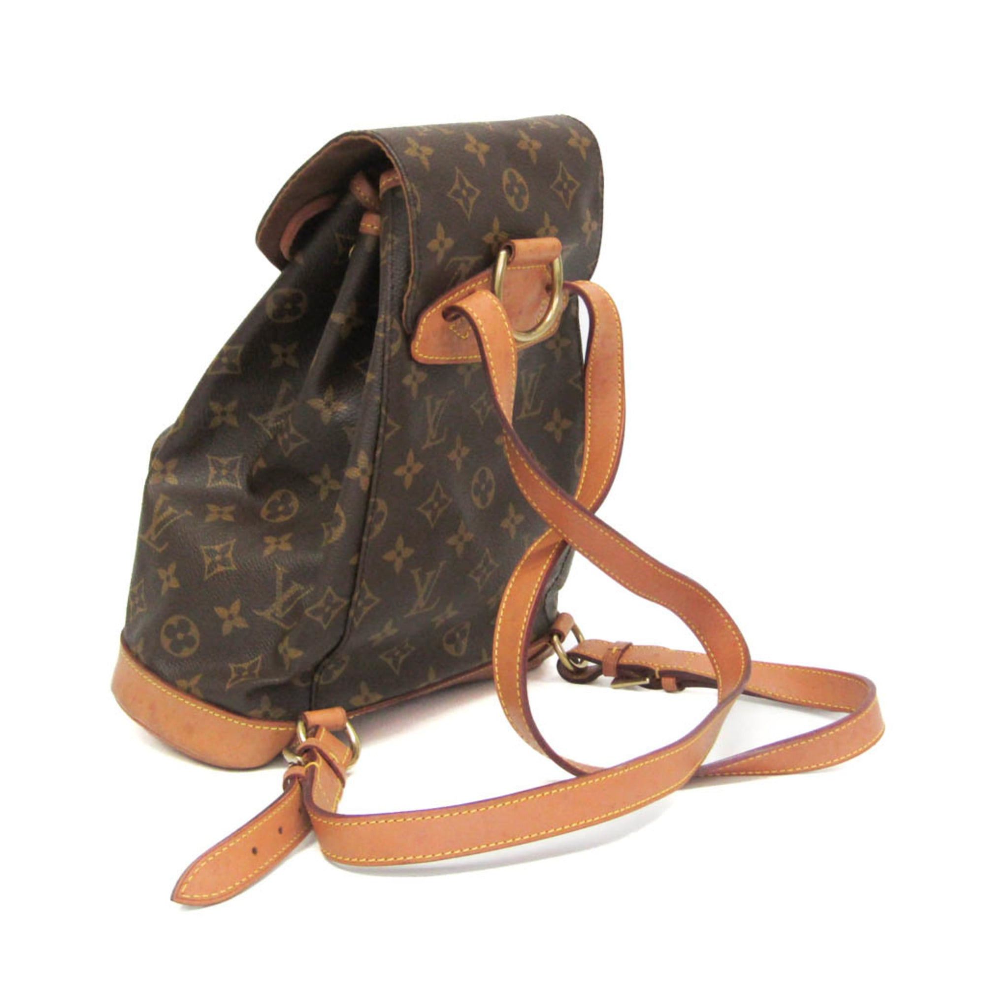 Louis Vuitton Louis Vuitton Monogram Montsouris MM M51136 Women's Backpack Brown Size ONE SIZE - 2 Thumbnail