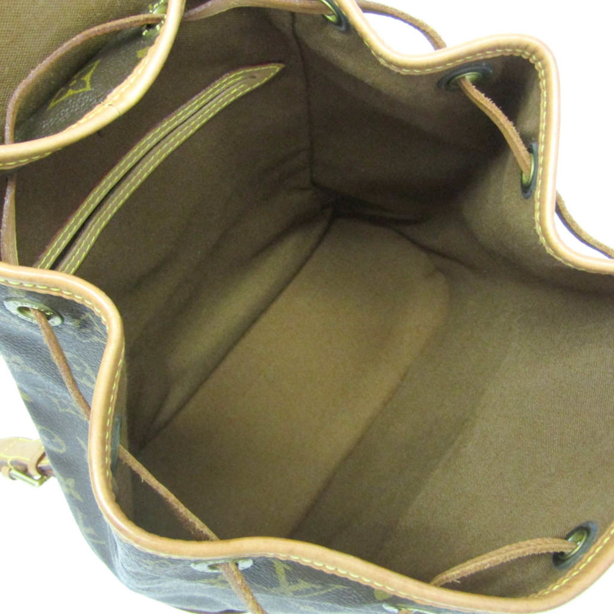 Louis Vuitton Louis Vuitton Monogram Montsouris MM M51136 Women's Backpack Brown Size ONE SIZE - 3 Thumbnail