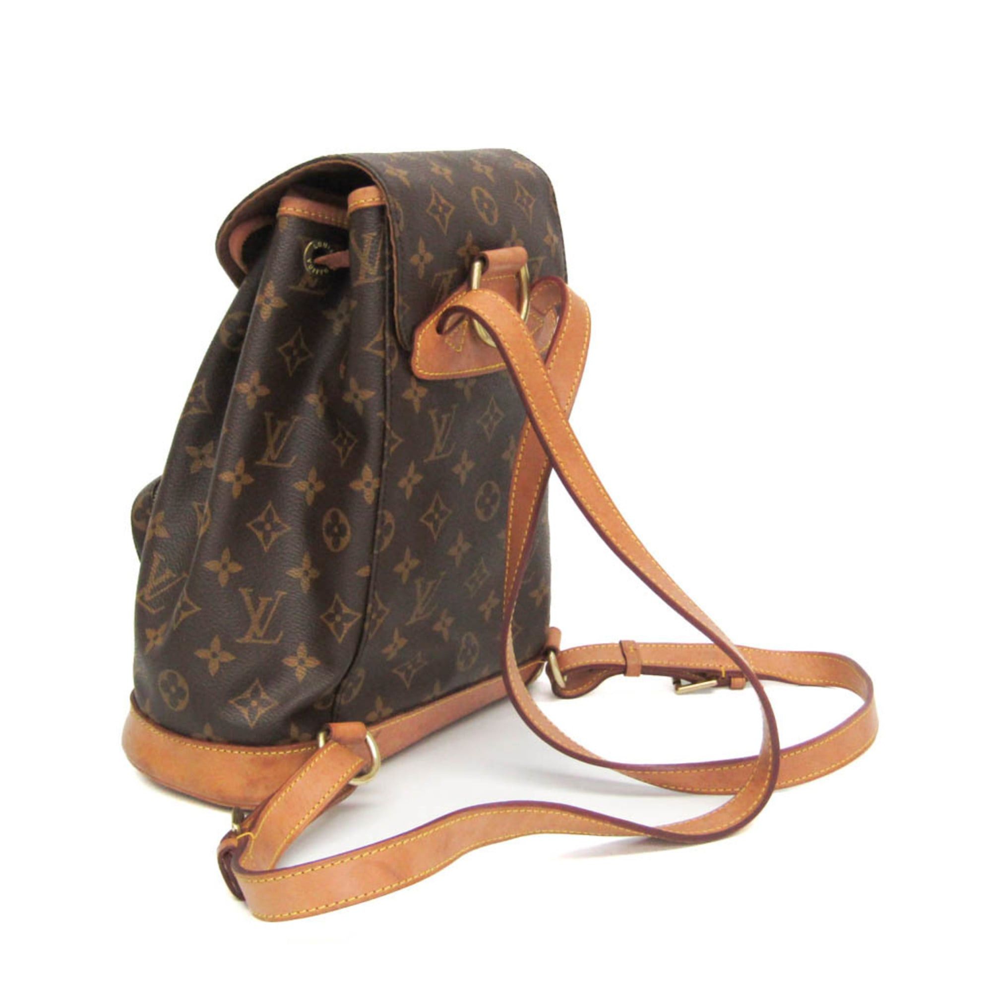 Louis Vuitton Louis Vuitton Monogram Montsouris MM M51136 Women's Backpack Brown Size ONE SIZE - 2 Thumbnail