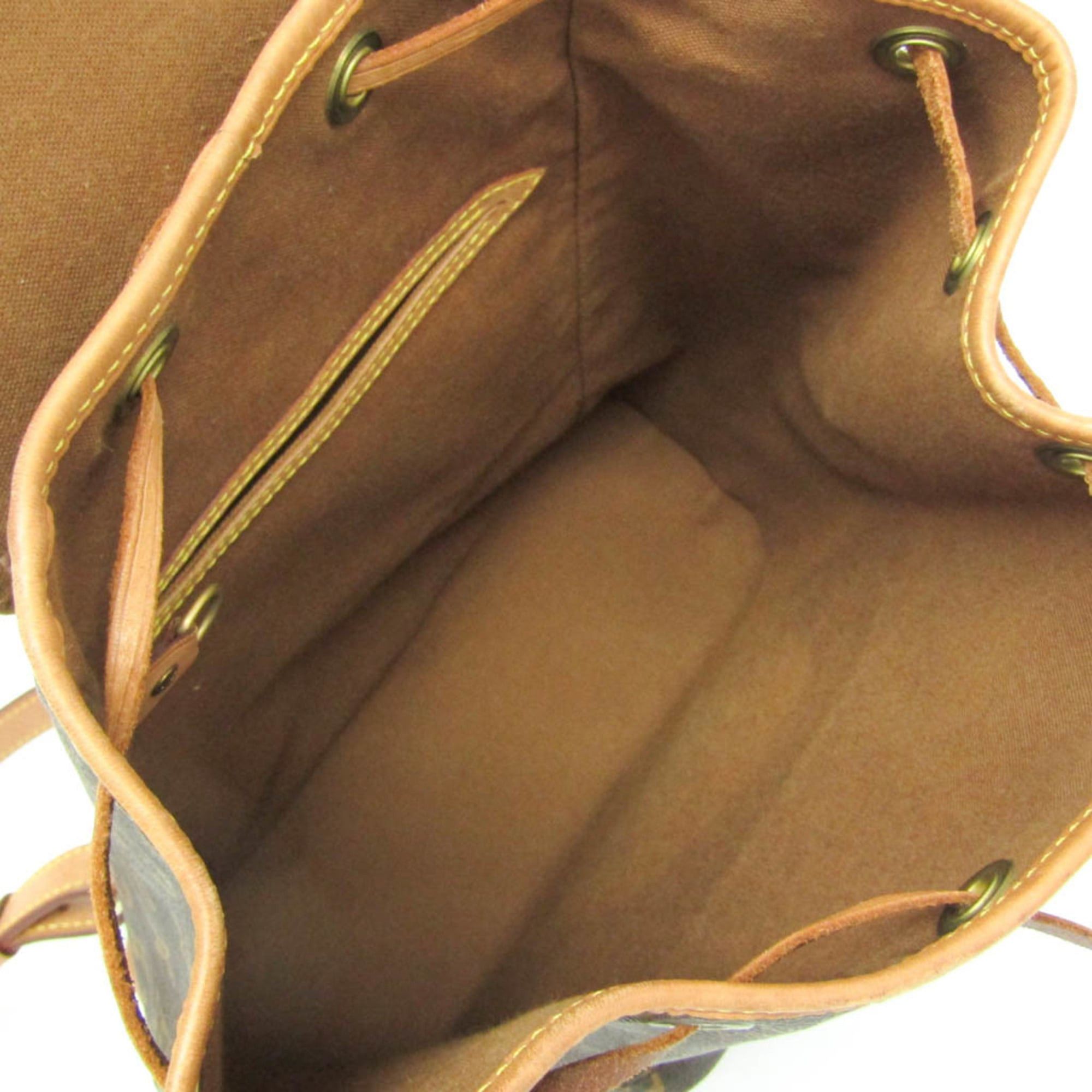 Louis Vuitton Louis Vuitton Monogram Montsouris MM M51136 Women's Backpack Brown Size ONE SIZE - 3 Thumbnail