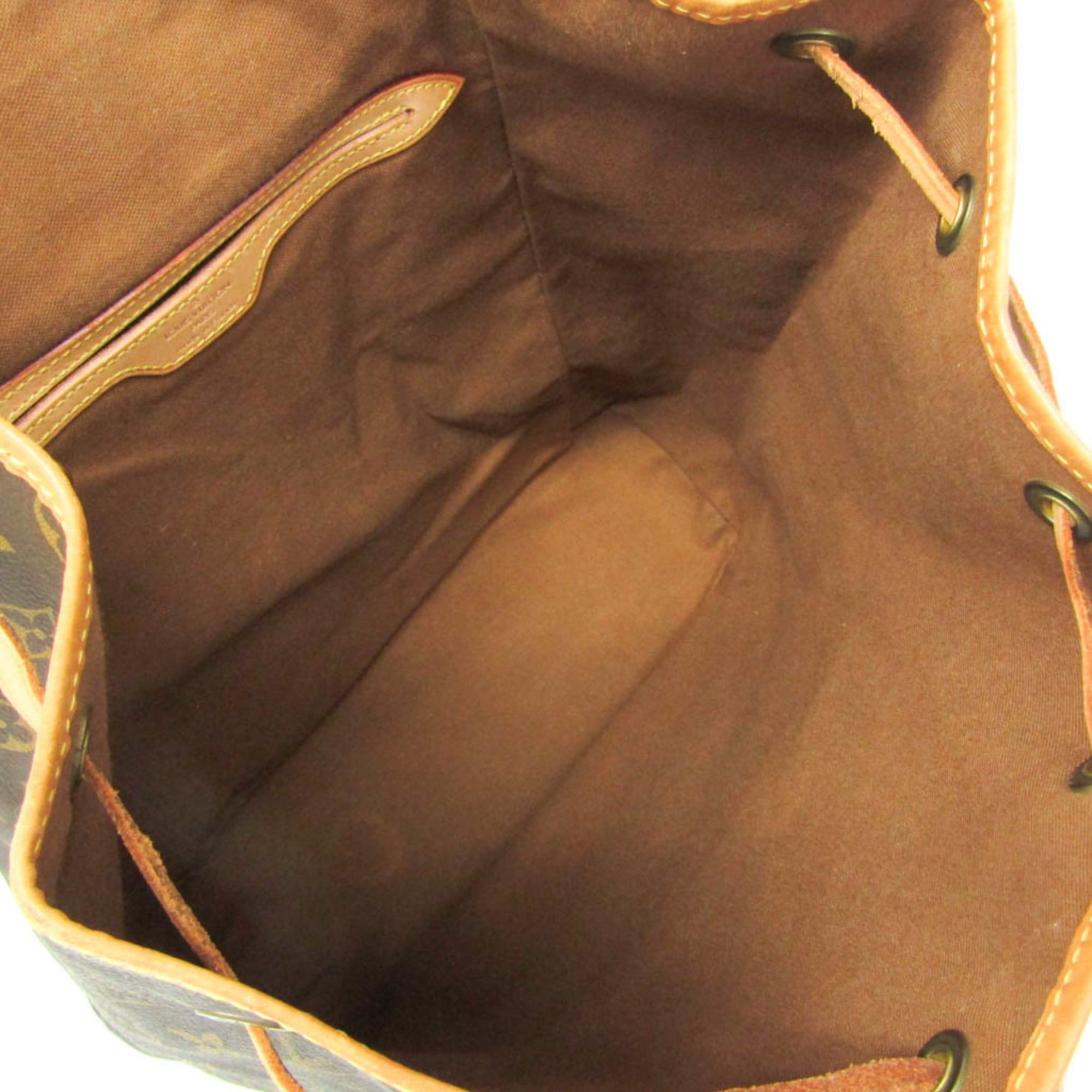 Louis Vuitton Louis Vuitton Monogram Montsouris GM M51135 Women's Backpack Brown Size ONE SIZE - 3 Thumbnail