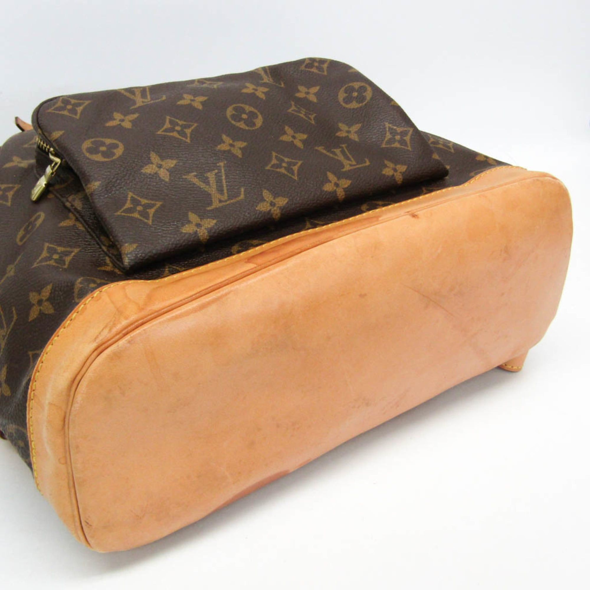 Louis Vuitton Louis Vuitton Monogram Montsouris GM M51135 Women's Backpack Brown Size ONE SIZE - 5 Thumbnail