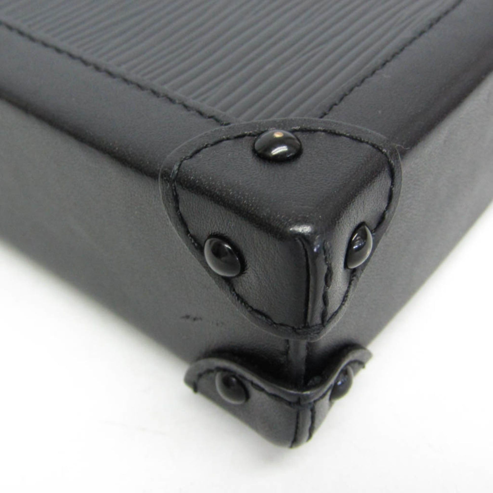 Louis Vuitton Louis Vuitton Epi Trunk Vertical M67871 Women's Shoulder Bag Black Size ONE SIZE - 4 Thumbnail