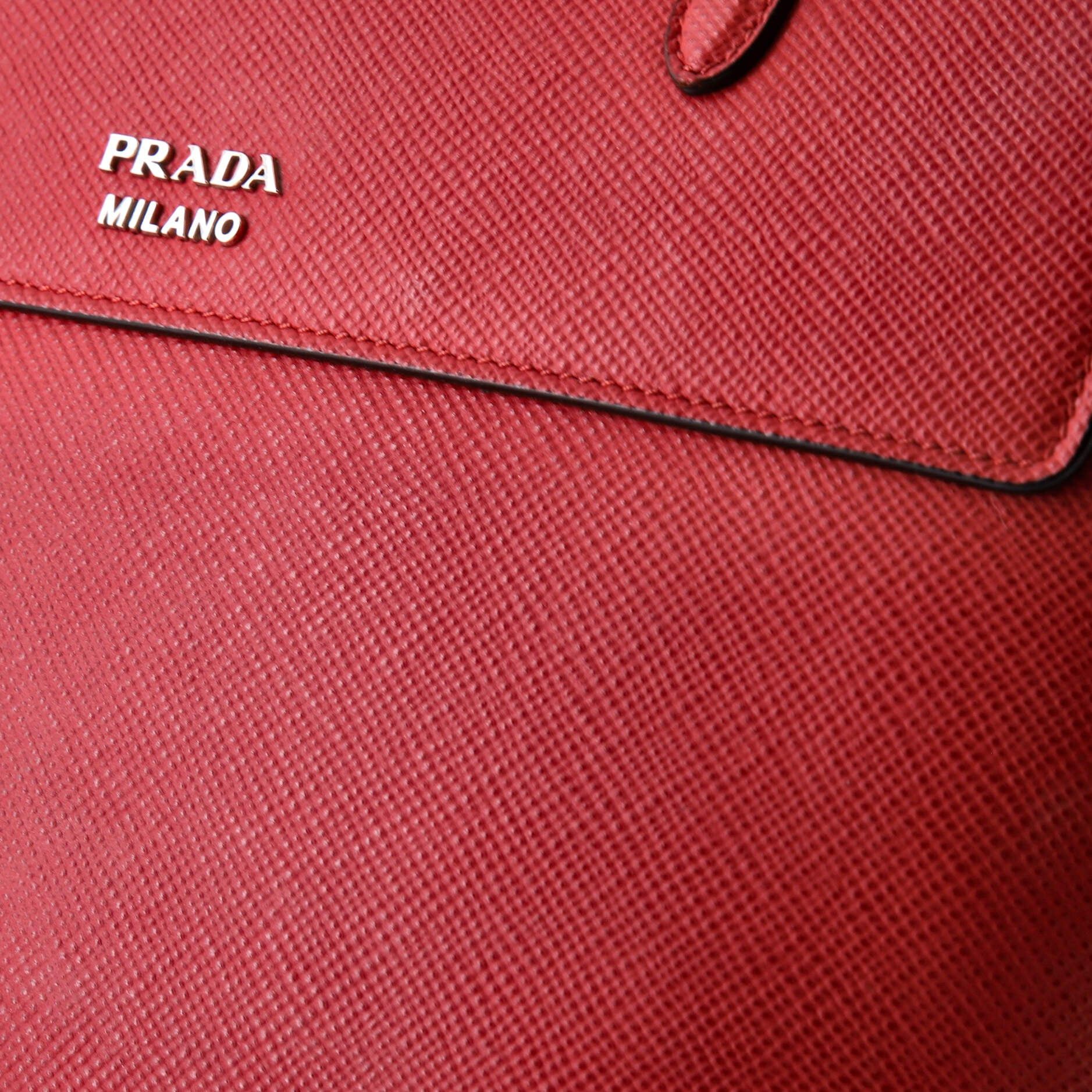 Prada Half Flap Double Turn Lock Satchel Size ONE SIZE - 8 Thumbnail