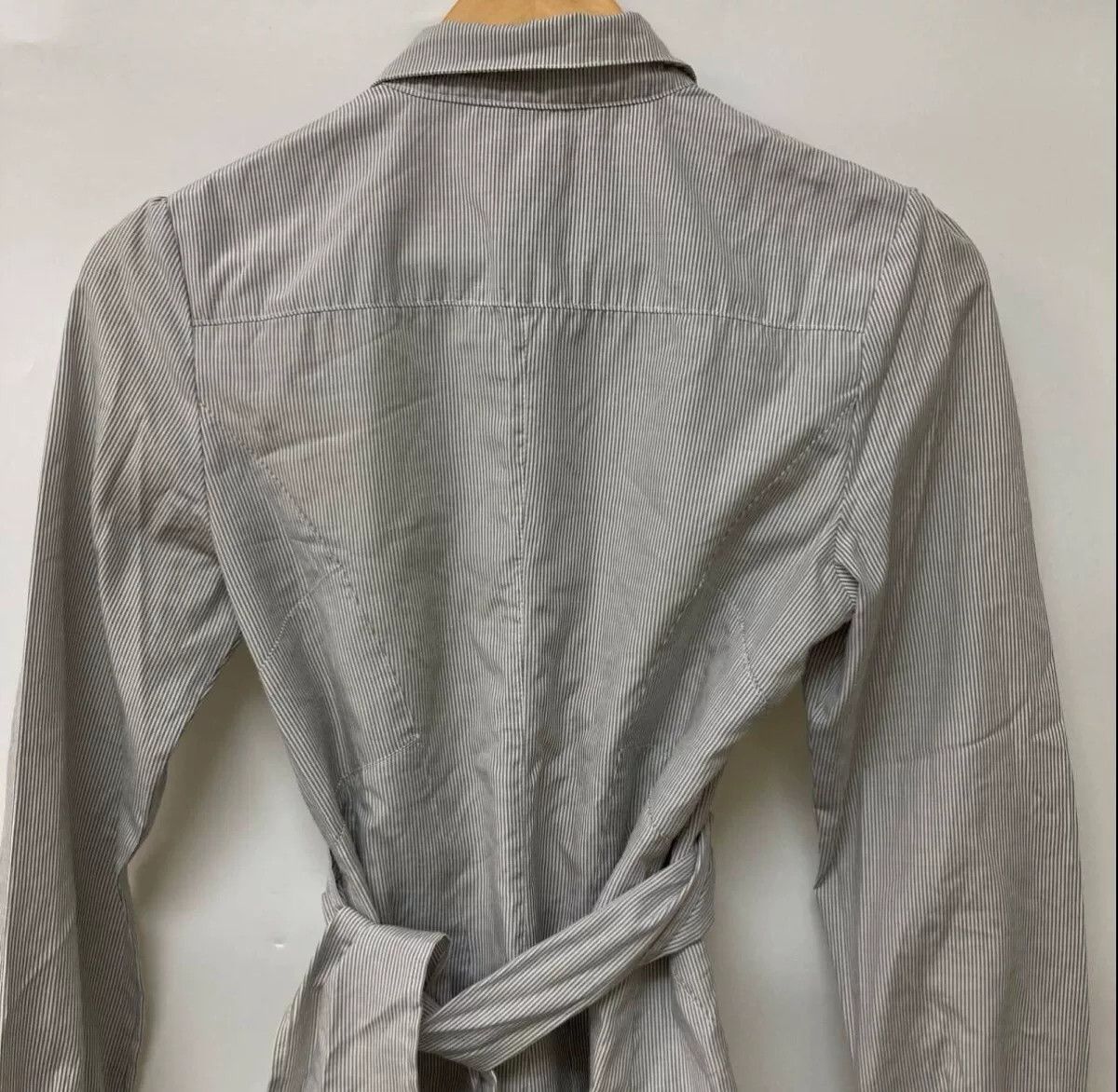 Vivienne Westwood Vivienne Westwood Gray Striped Long Sleeve Shirt Size M / US 6-8 / IT 42-44 - 2 Thumbnail