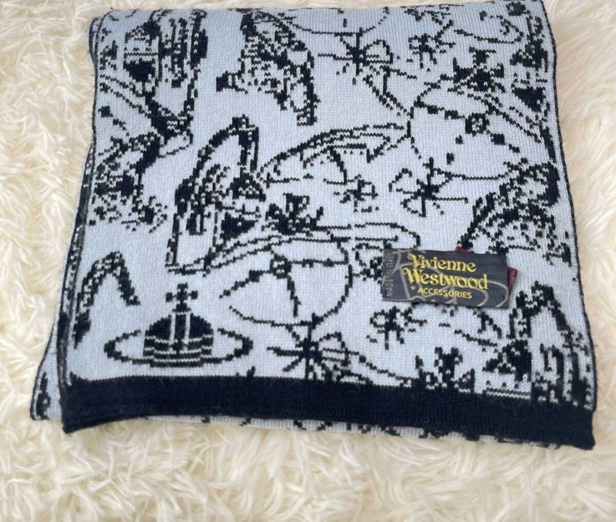 Vivienne Westwood Vivienne Westwood Reversible Scarf Patterned Size ONE SIZE - 4 Thumbnail